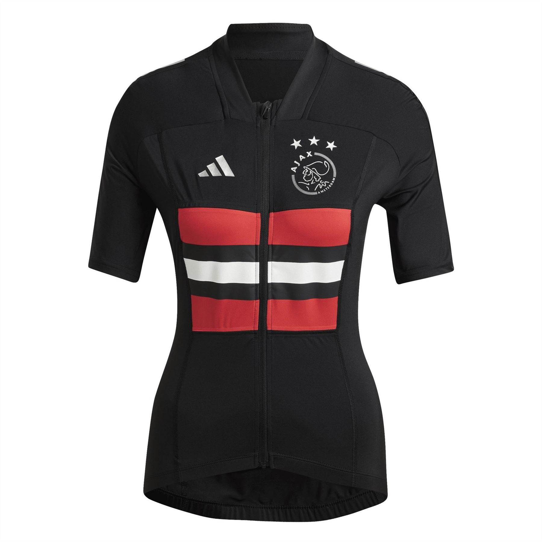adidas Ajax Mock Neck Short Sleeve Jersey