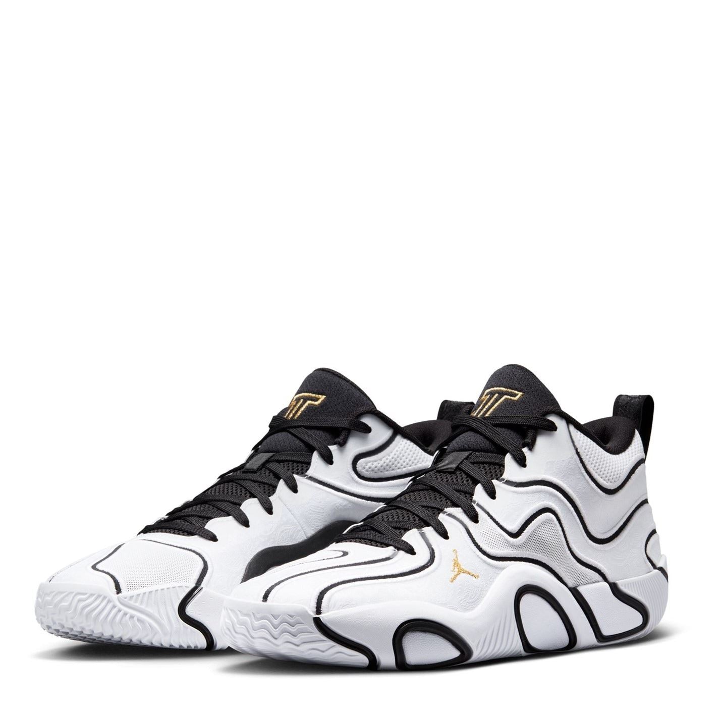 Air Jordan Tatum 3 Mid Top Graphic Print Sneakers