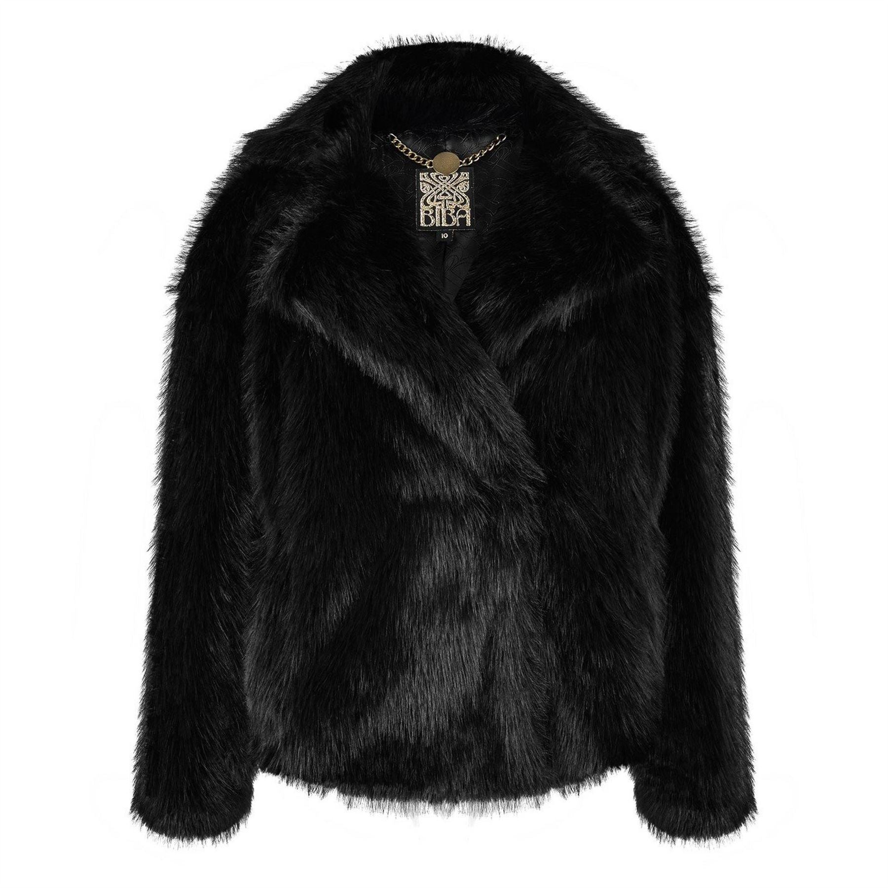 Biba Short Faux Fur Jacket