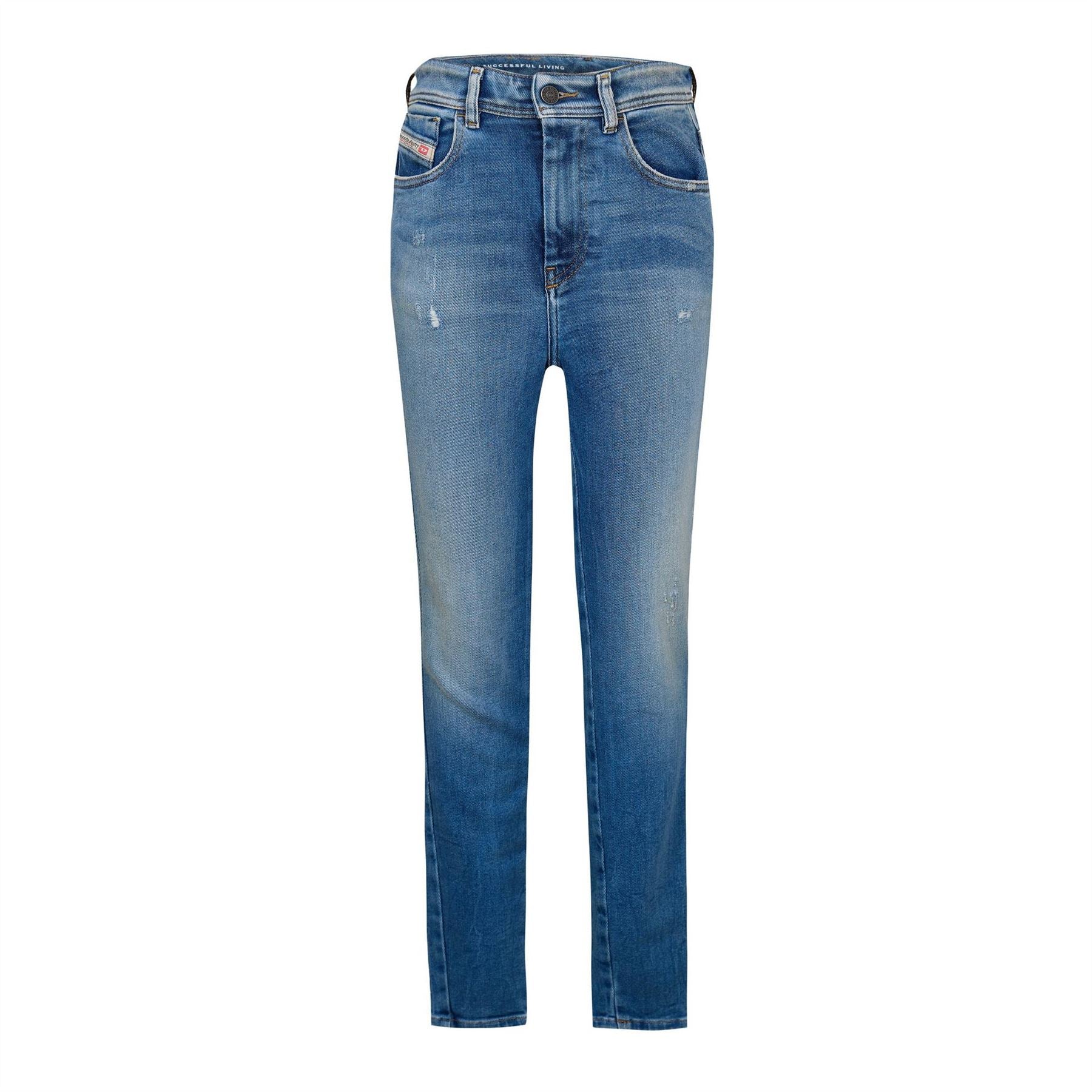 Diesel Slandy High Rise Straight Leg Jeans