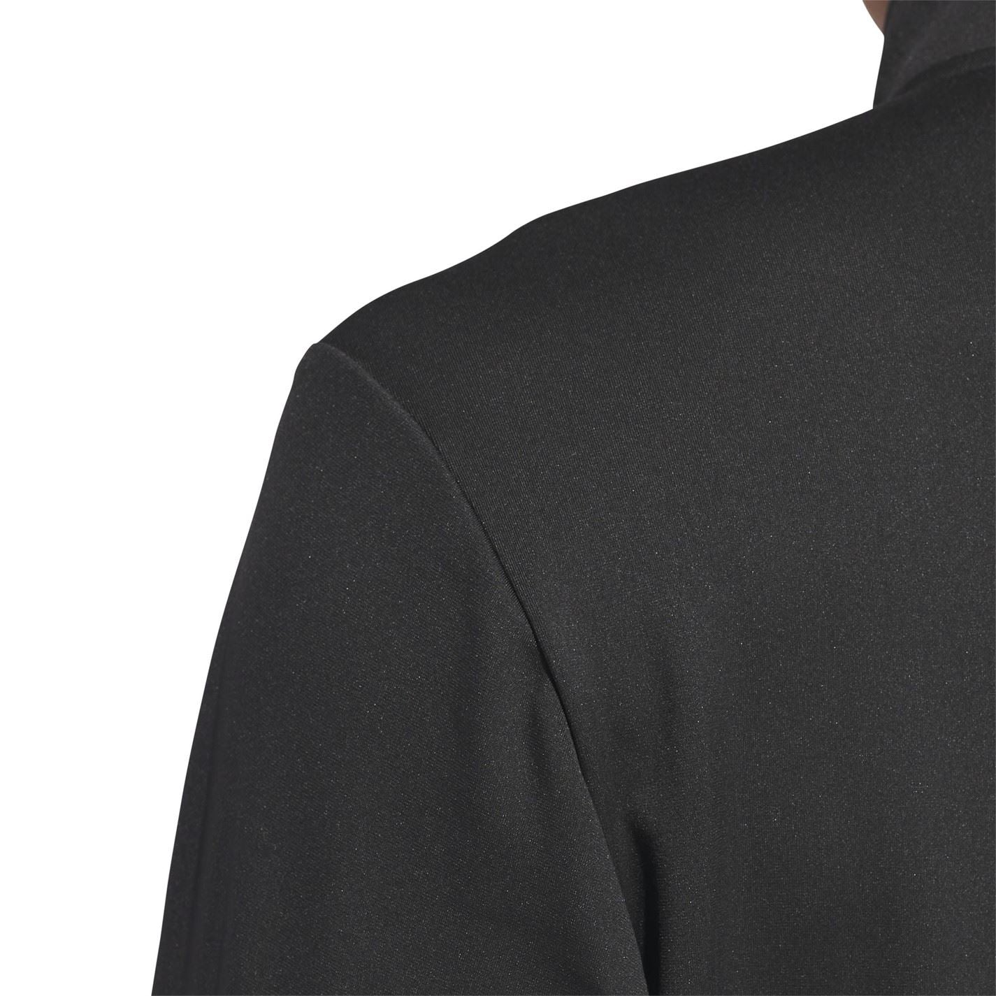 adidas Mens 3 Stripe Zip Top