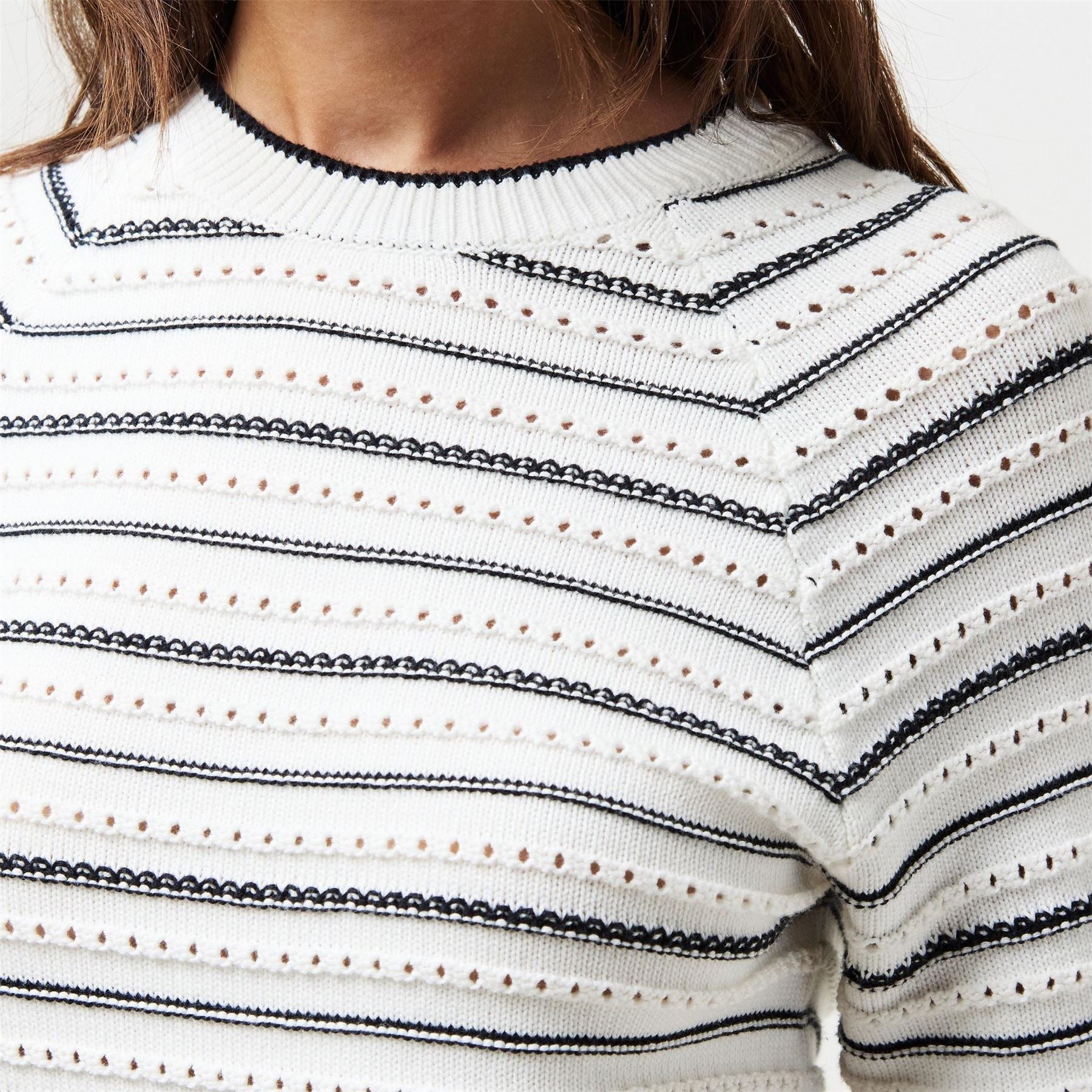 French Connection Oskie Short Sleeve Crew Neck Jumper