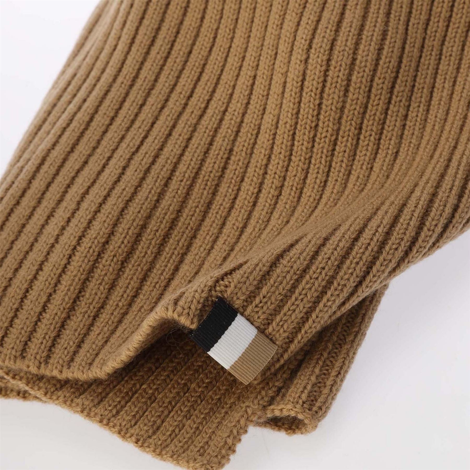 Boss Lyarana Ribbed Knit Scarf