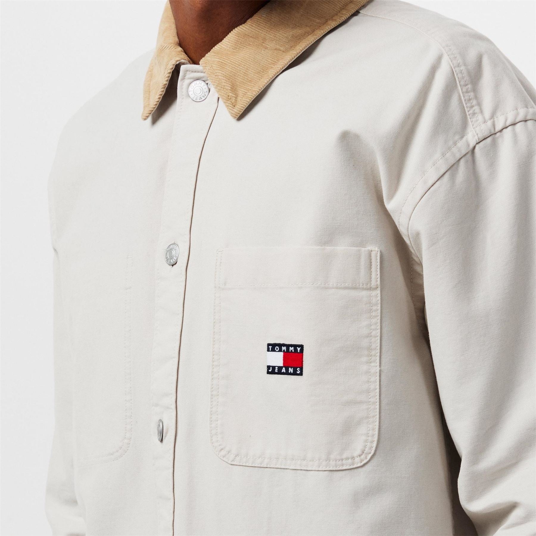 Tommy Jeans  Cord Textured Relaxed Fit Overshirt