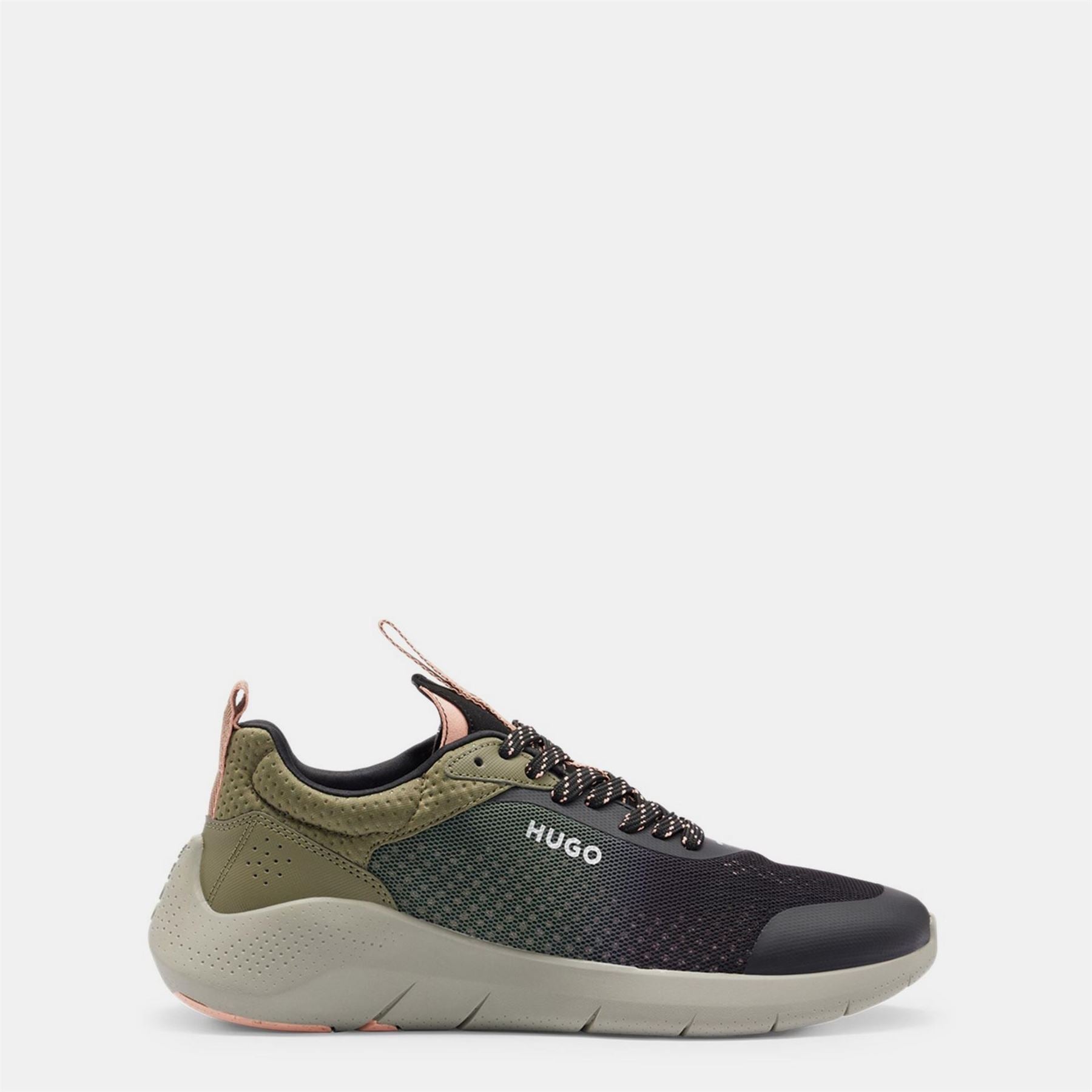Hugo Wayne Runn Gradient Pattern Low Top Sneakers