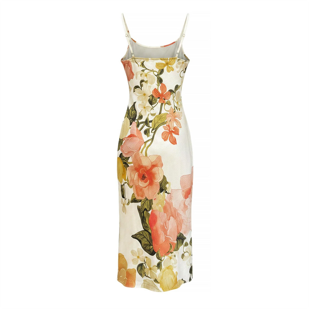 AX Paris Floral Print Strappy Cowl Neck Slip Midi Dress