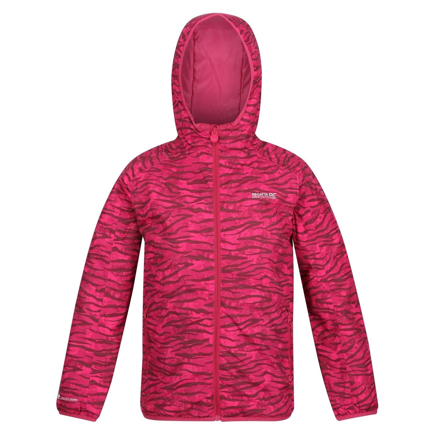 Regatta Volcanicsvi Tiger Patterned Hooded Rain Jacket