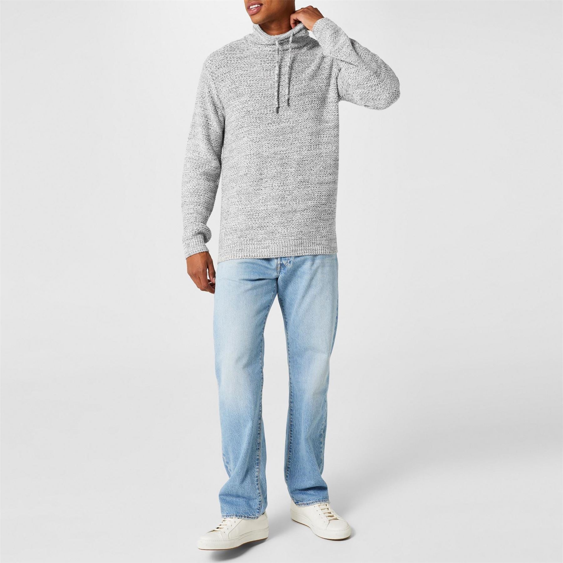 Firetrap Mens Cowl Neck Jumper