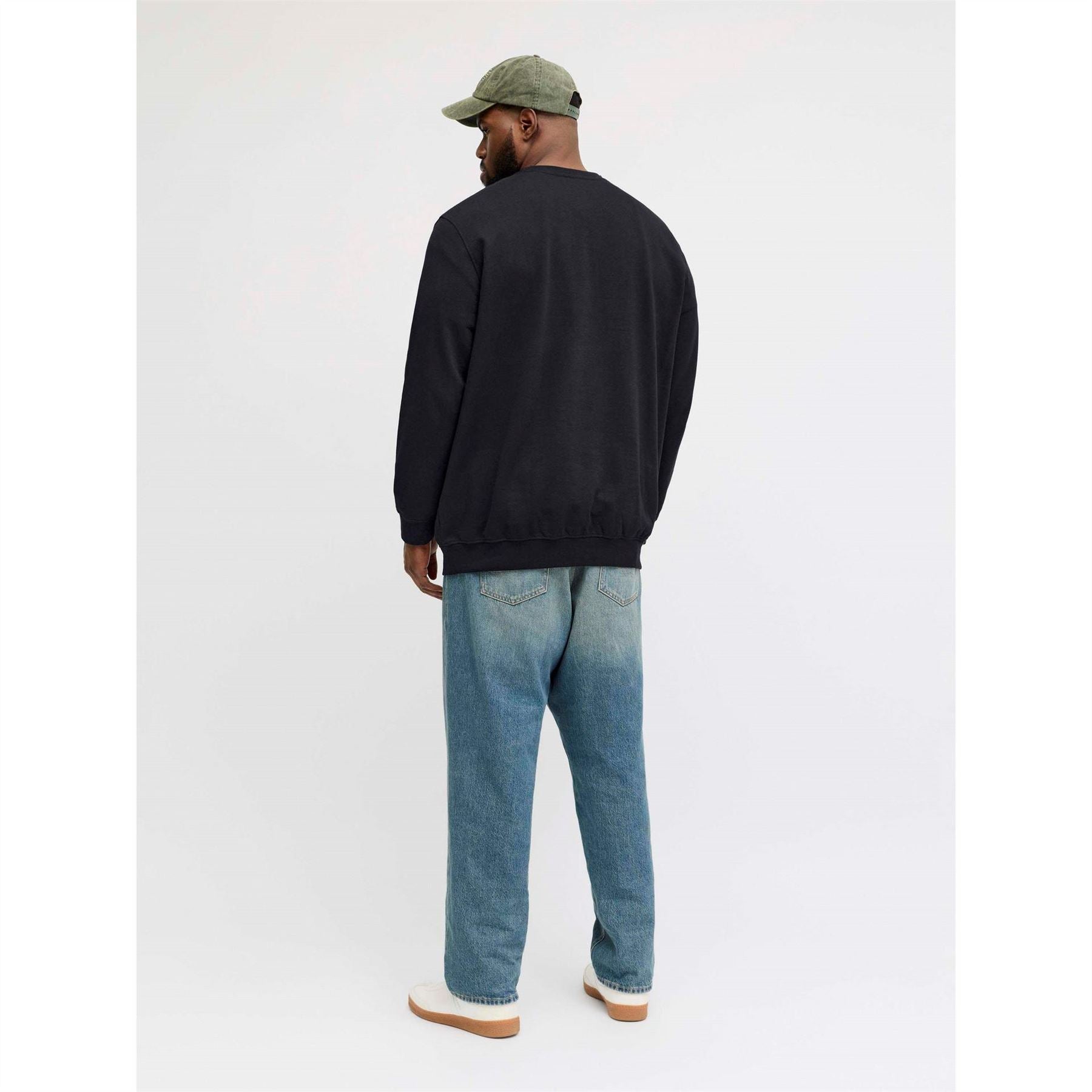 Jack and Jones Archive Printed Logo Crew Neck Long Sleeve Sweatshirt