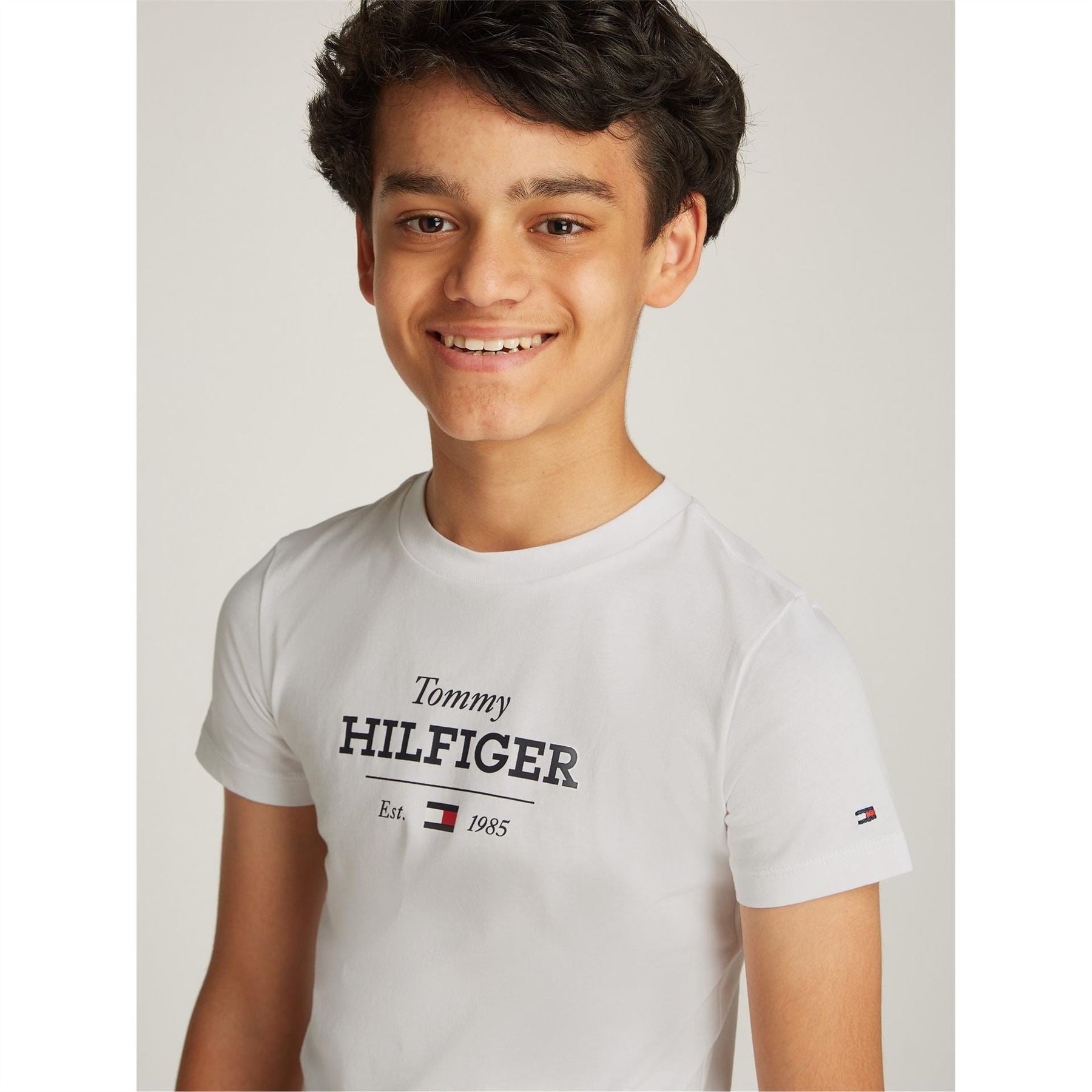 Tommy Hilfiger 1985 Lettering Regular Fit Crew Neck T-Shirt