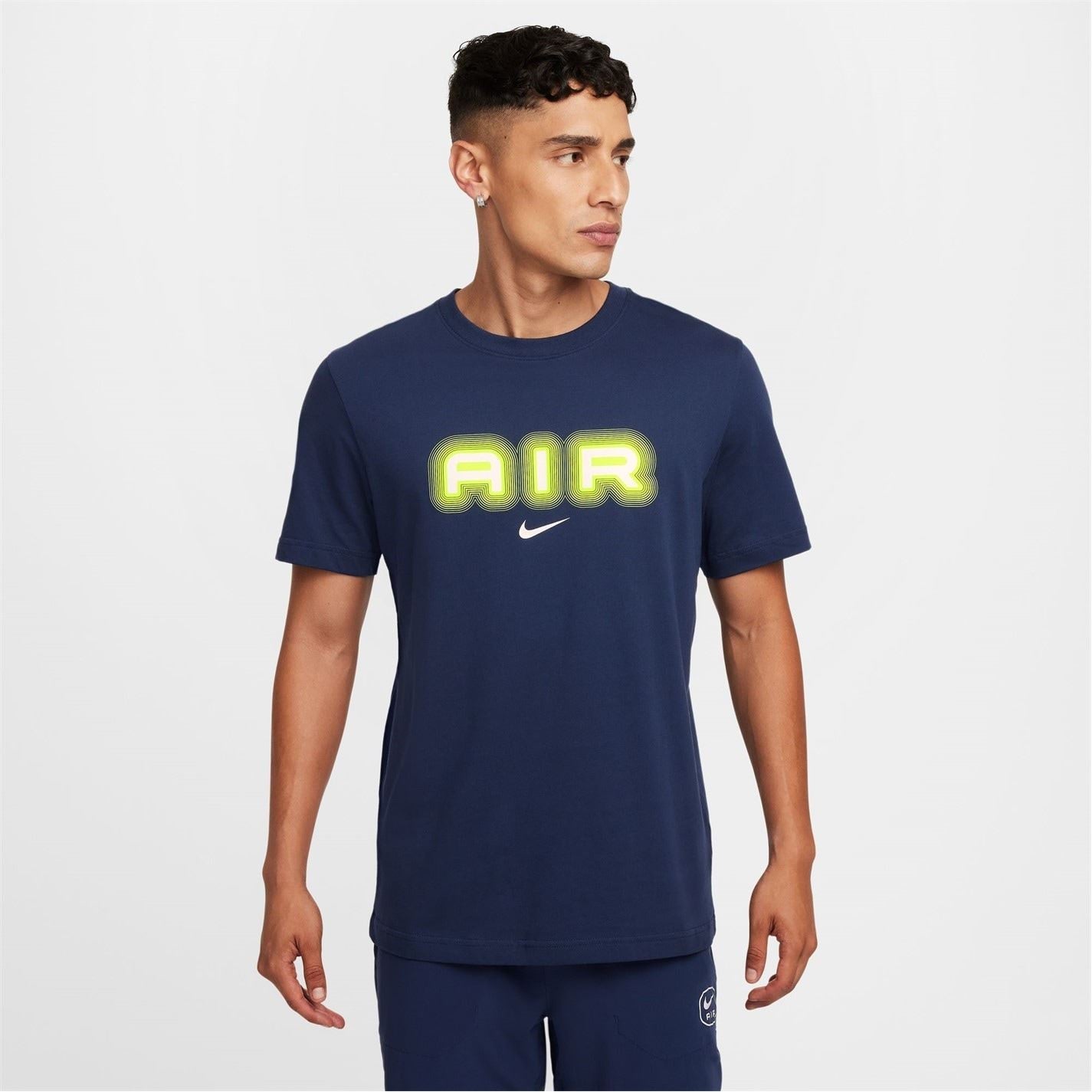 Nike Regular Fit Arch Lettering Crew Neck T-Shirt
