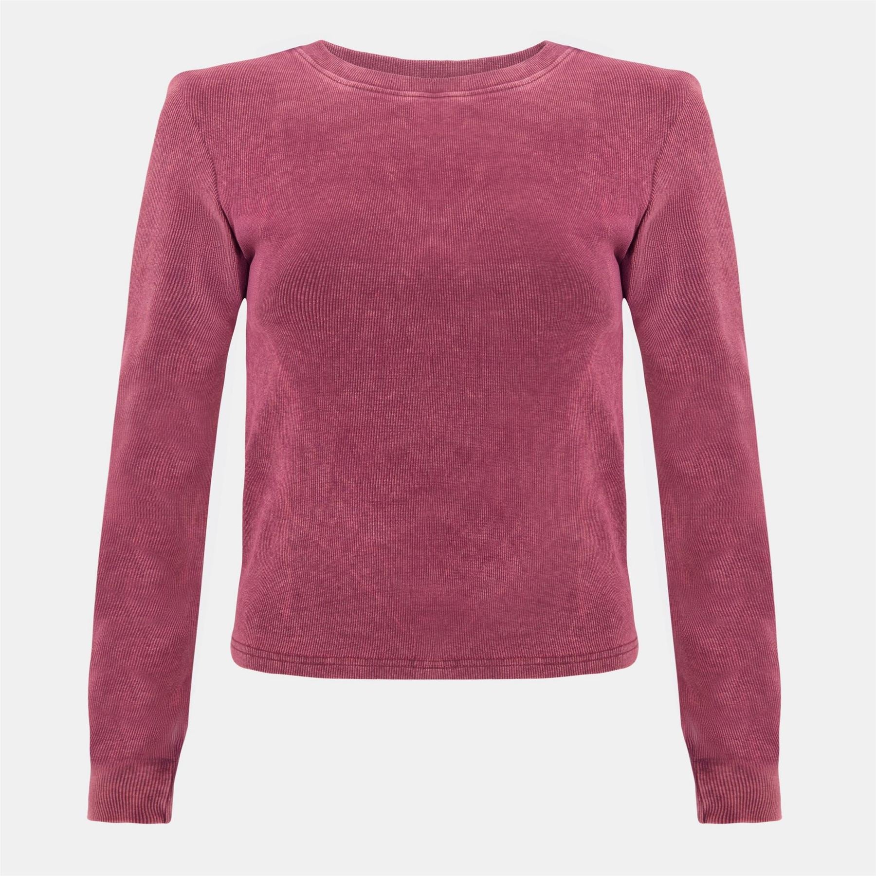 I Saw It First Ribbed Long Sleeve Top