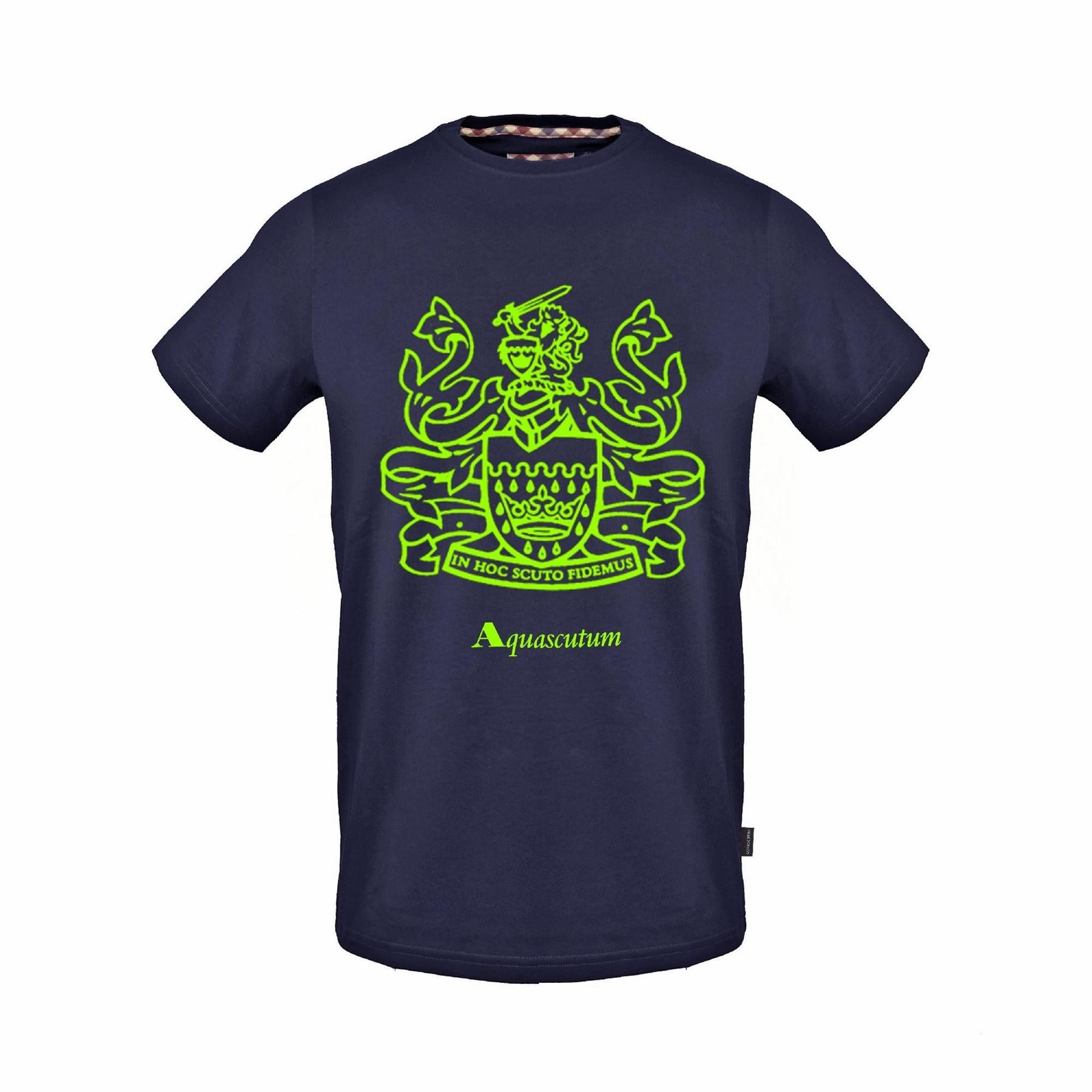 Aquascutum Graphic Crew Neck Short Sleeve Jersey T-Shirt