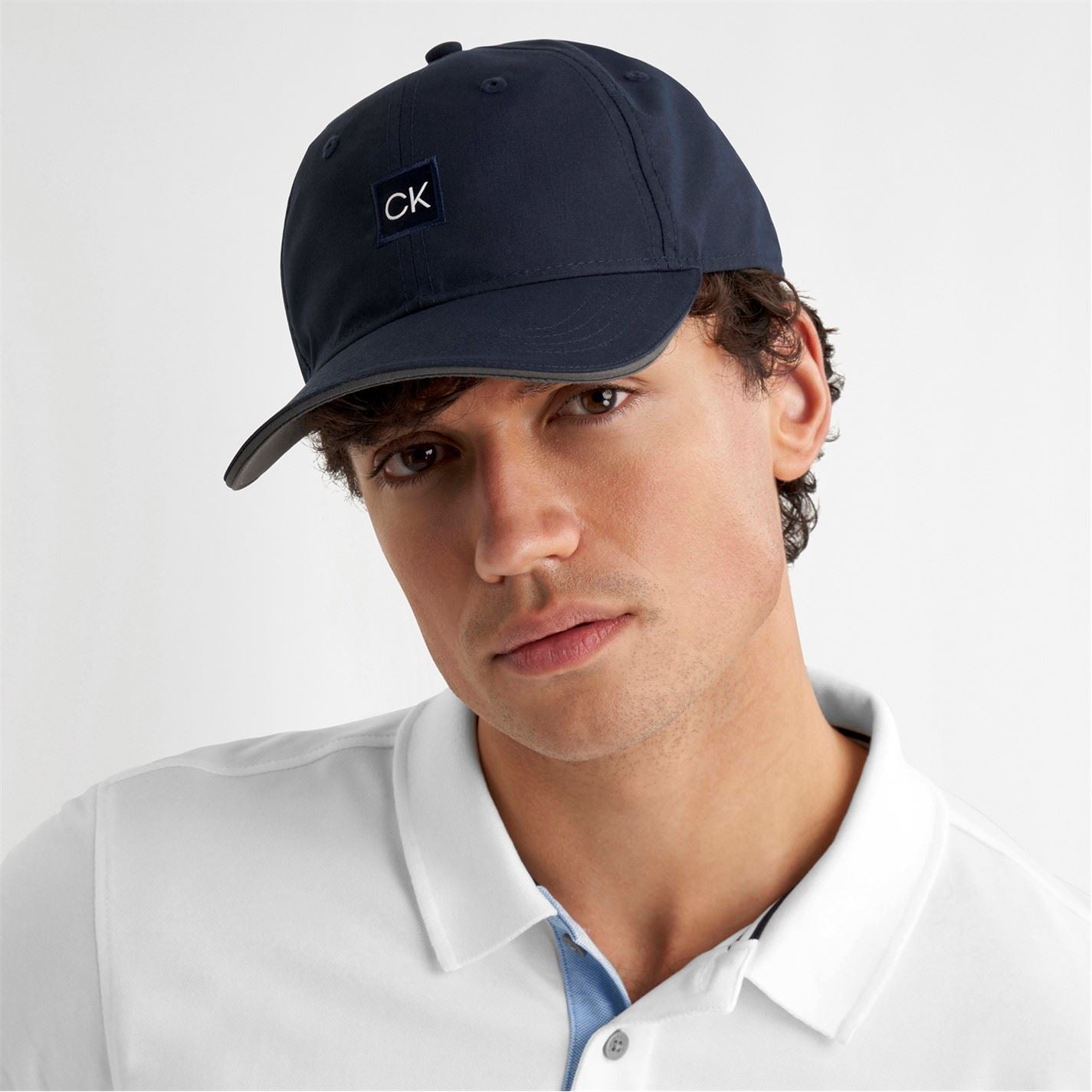 Calvin Klein Golf Curved Brim Adjustable Dad Cap