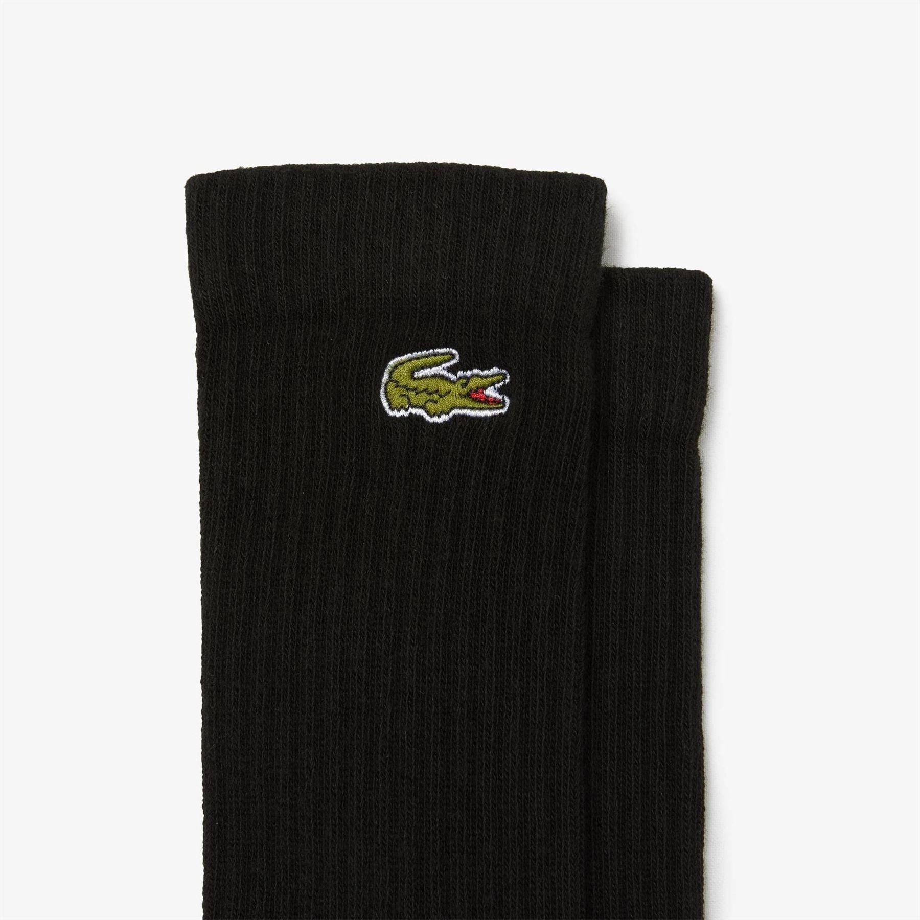 Lacoste Cotton Logo Crew Socks