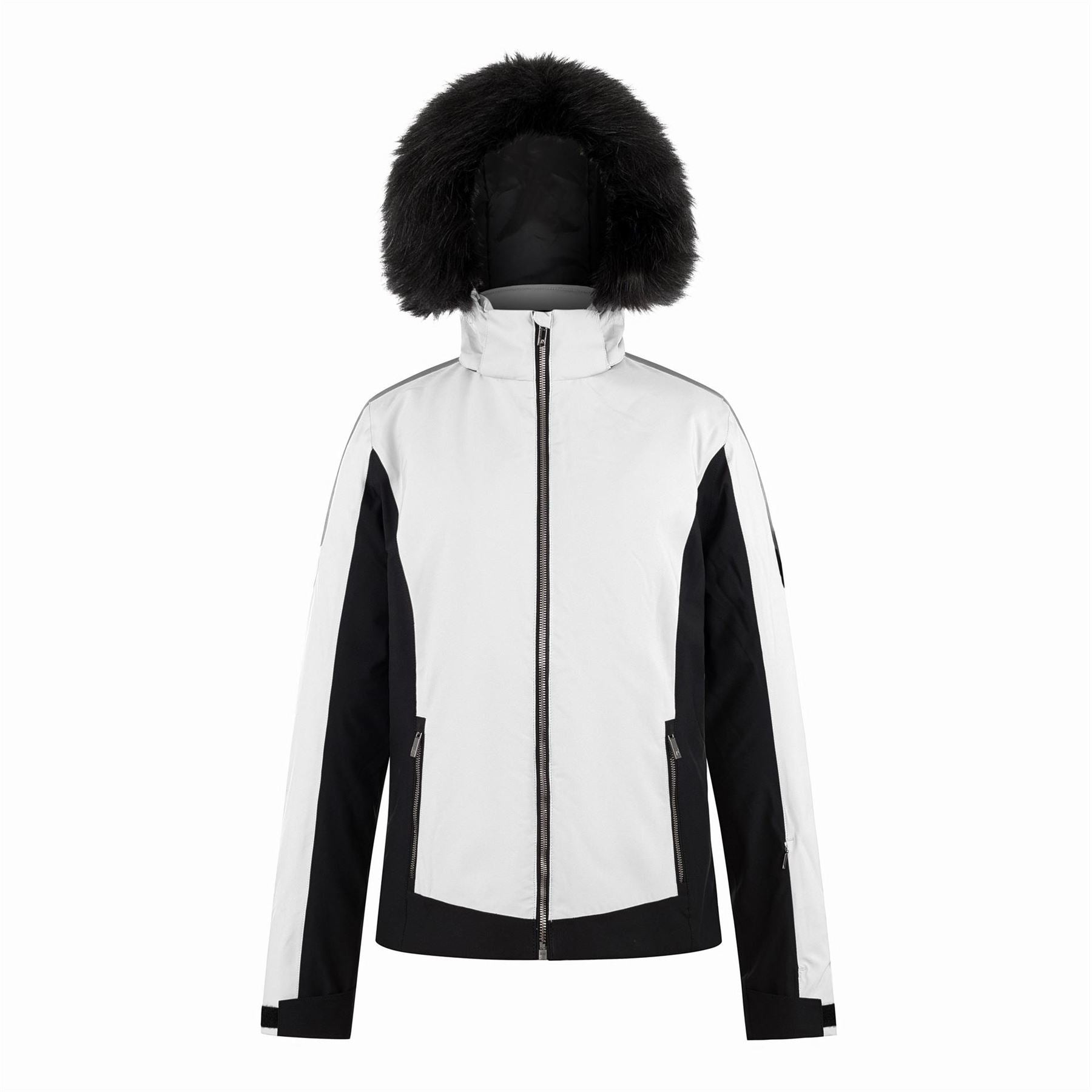 Nevica Womens Meribel Hooded Solid Patterned Ski Jacket