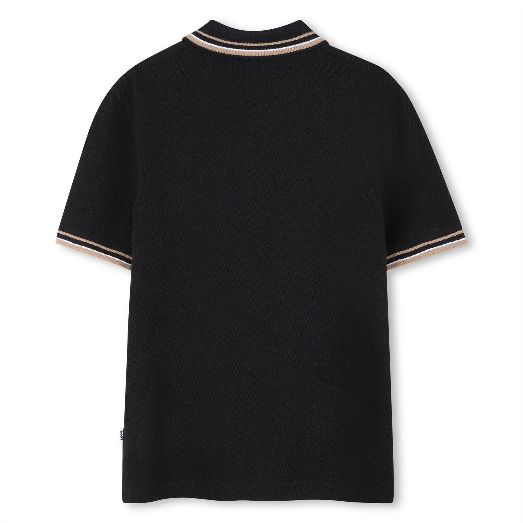 Boss Col Block Short Sleeve Polo Shirt