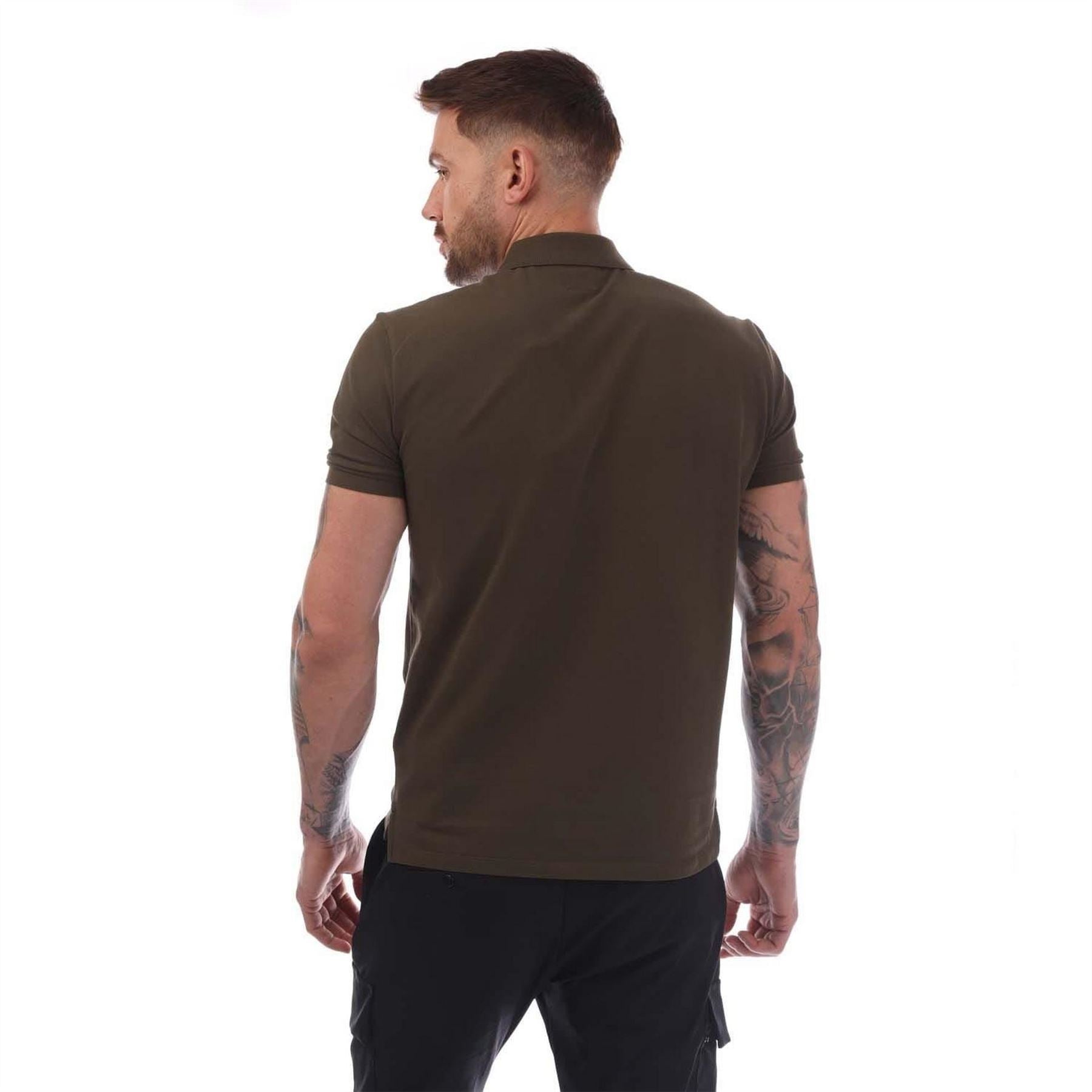 CP Company Piquet Logo Polo Shirt