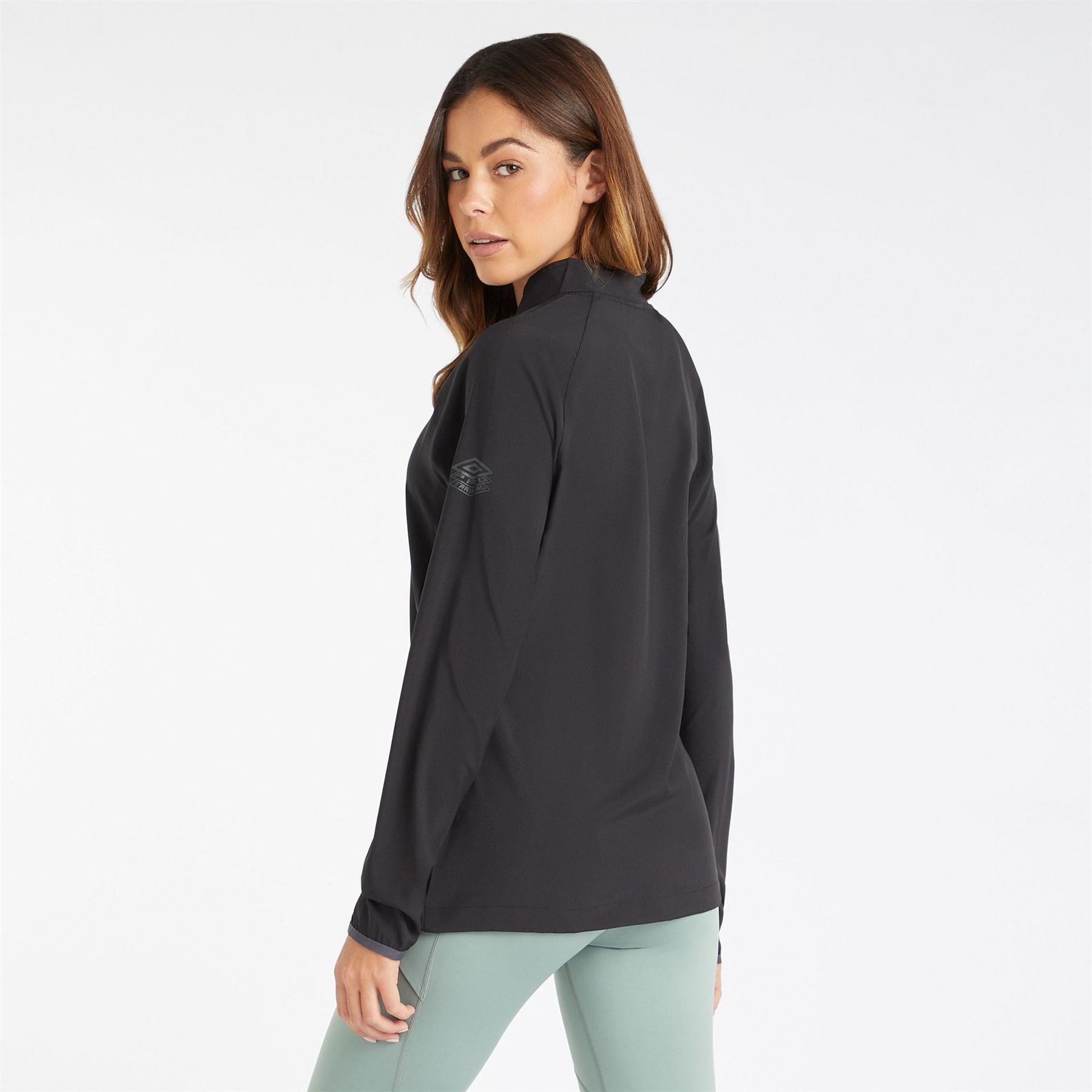 Umbro Cherry Coke Mock Neck Long Sleeve Athletic Jacket