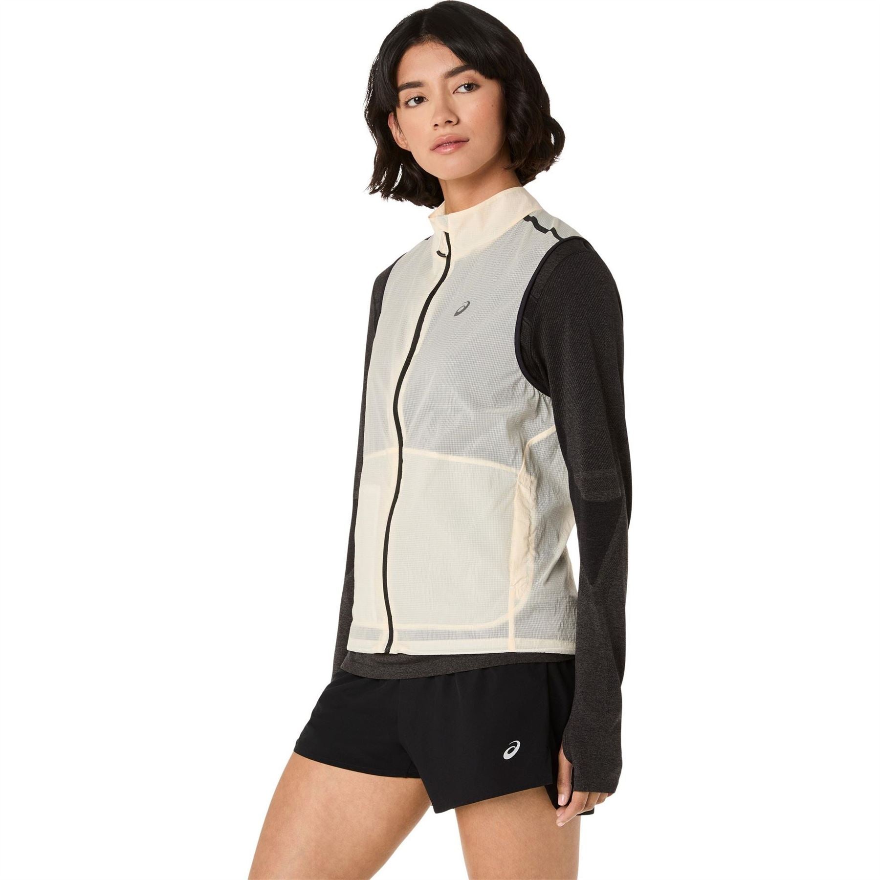 Asics Womens Metarun Packable Gilet Running Jacket