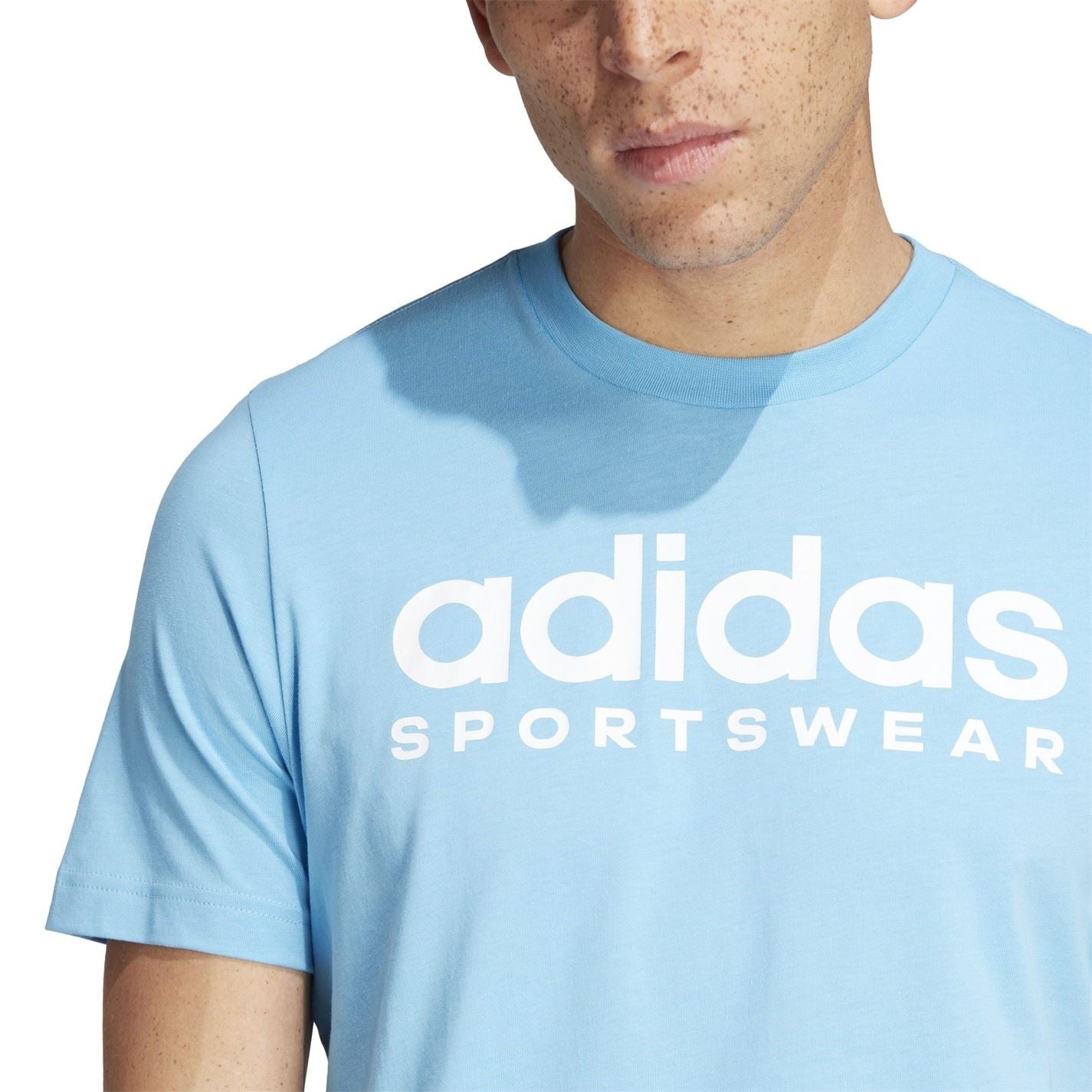 adidas Mens Essentials Single Jersey Logo T-Shirt