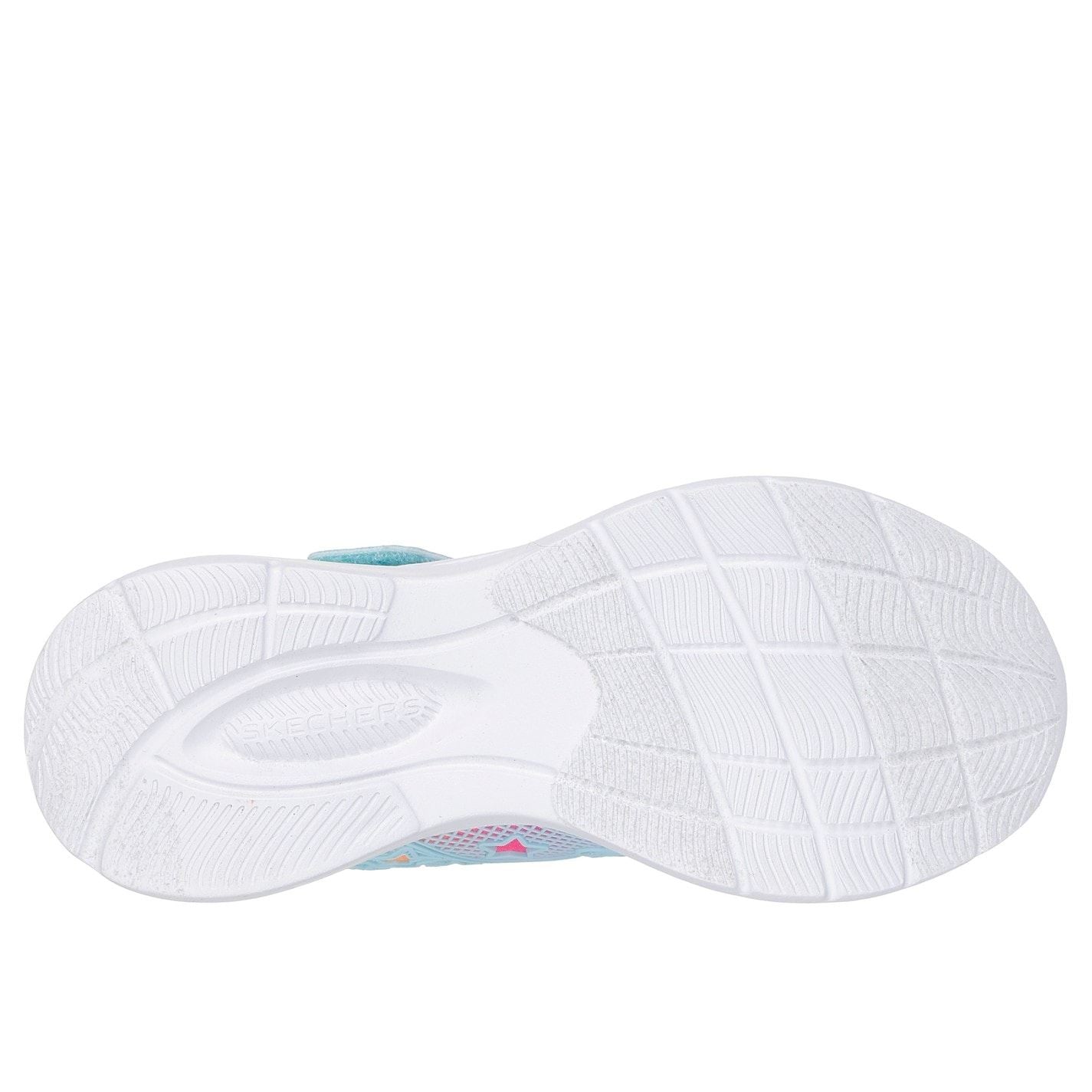 Skechers Flower Theme Kpu Water Repellent Sn Runners Girls