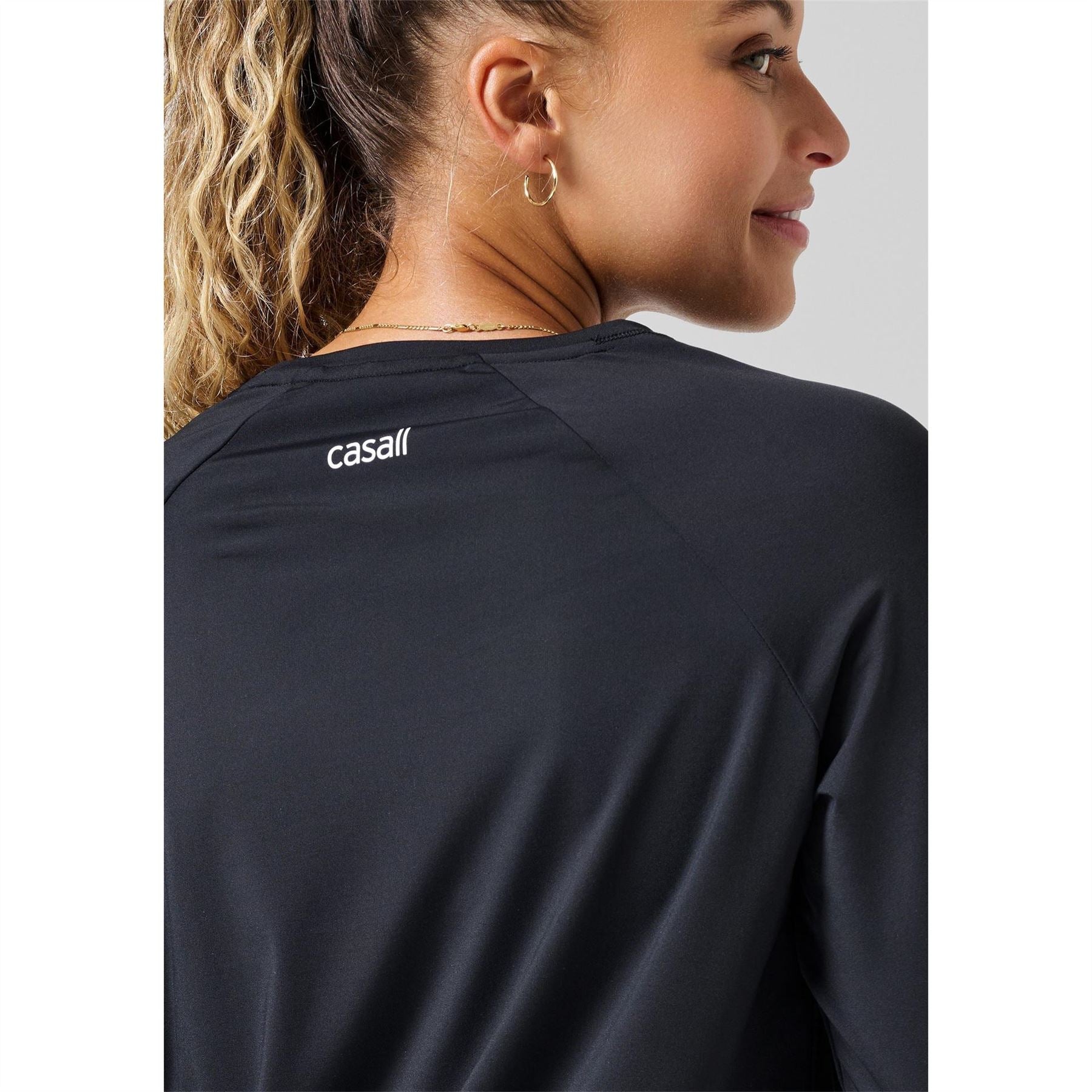 Casall Raglan Sleeve Crew Neck Regular Fit T-Shirt