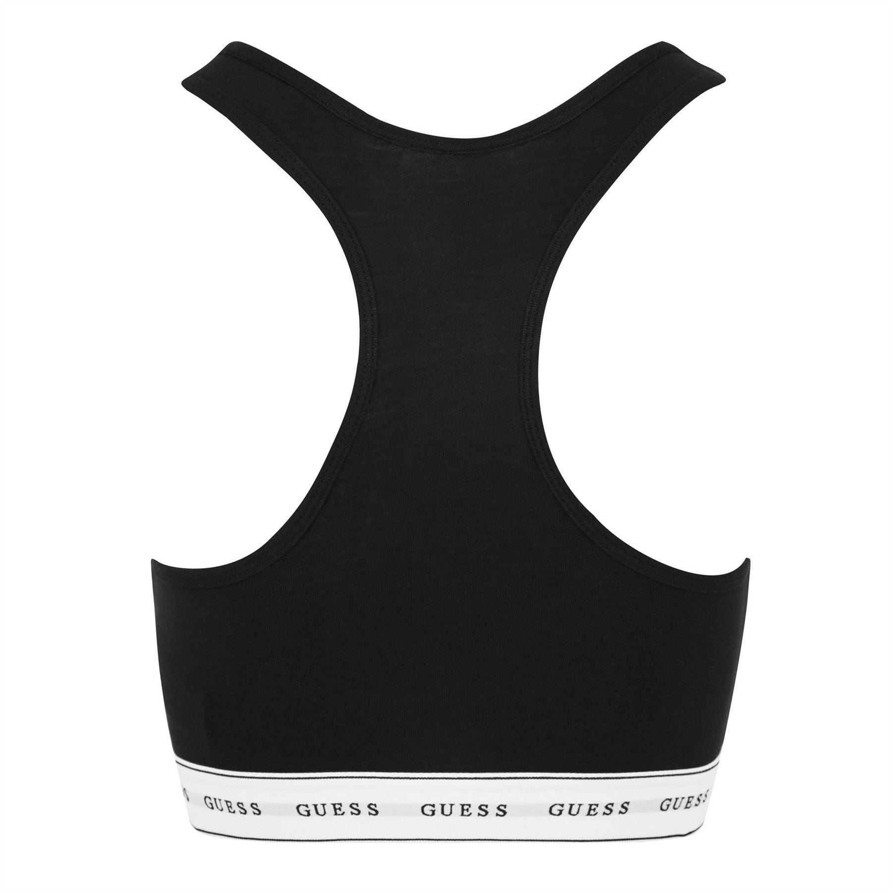 Guess Scoop Neck Sleeveless Waist Length Bra