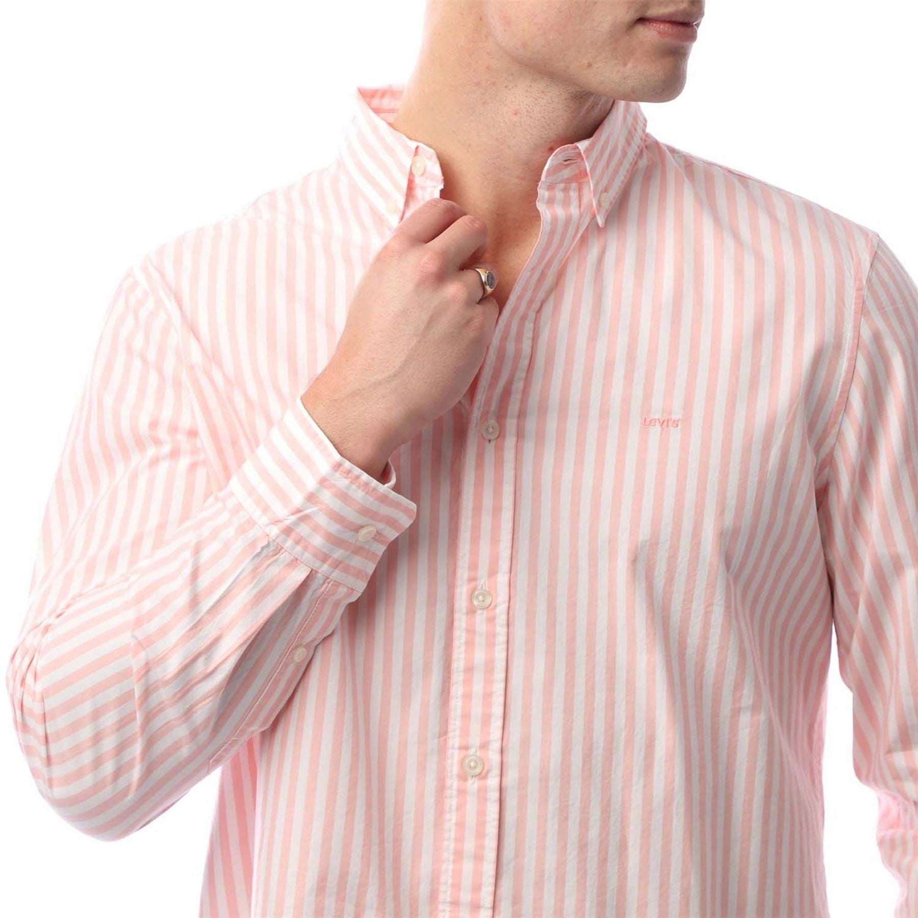 Levis Button Down Collar Long Sleeve Shirt