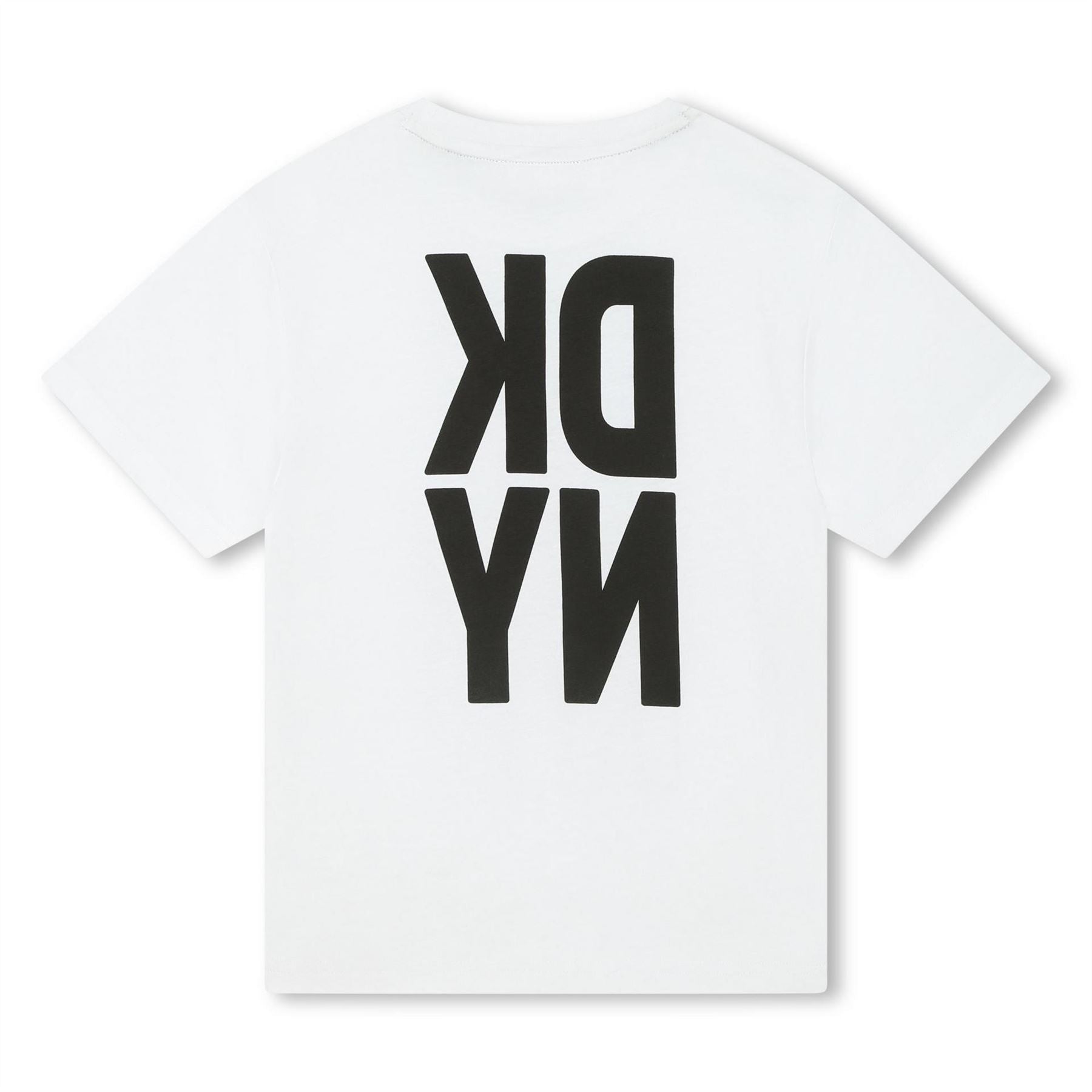 DKNY Regular Fit Crew Neck Lettering T-Shirt