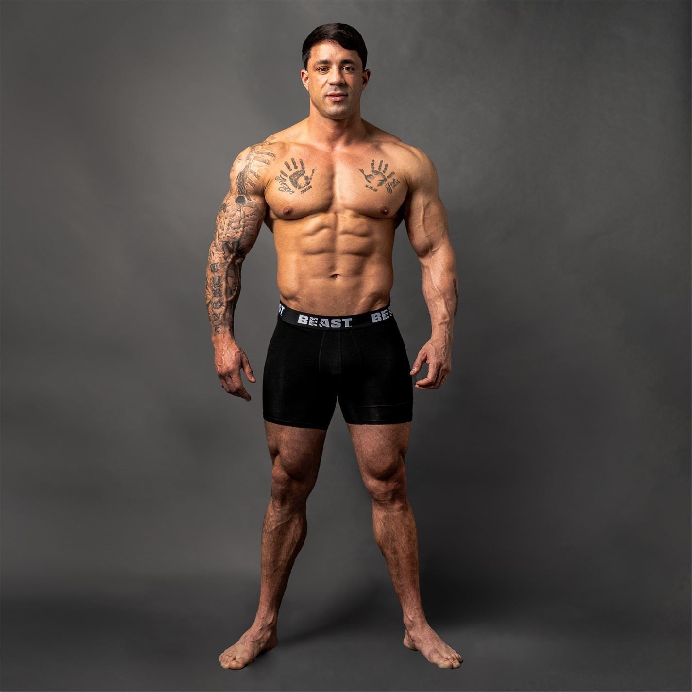 Beast 3 Pack Plain Design Boxer Brief