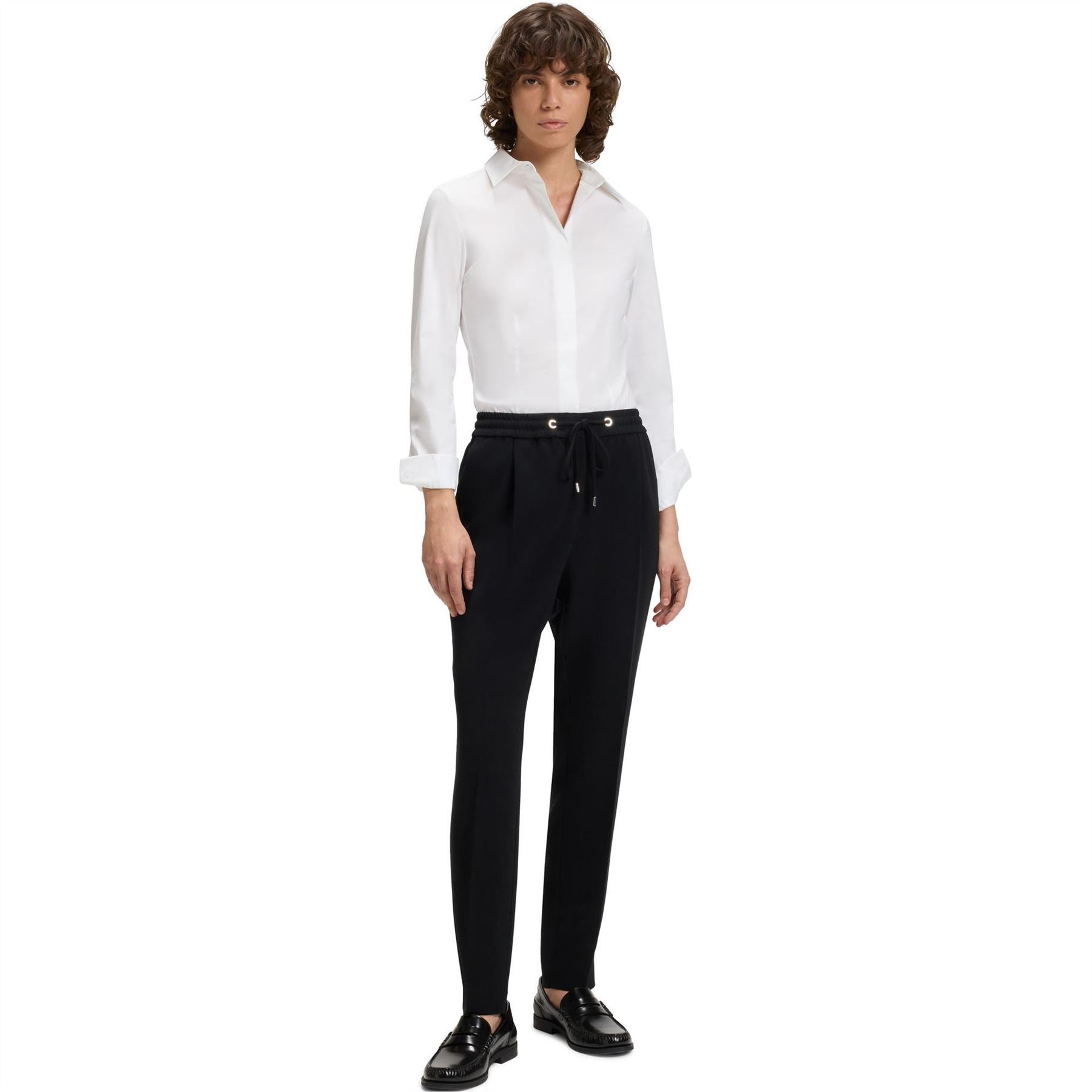 Boss Collared Neck Long Sleeve Regular Fit Shirt
