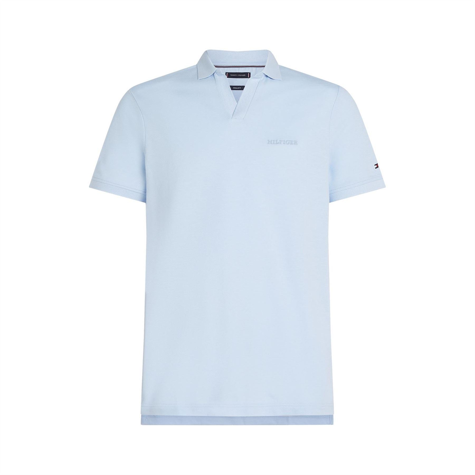 Tommy Hilfiger Cotton Linen Terry Short Sleeve Polo Shirt