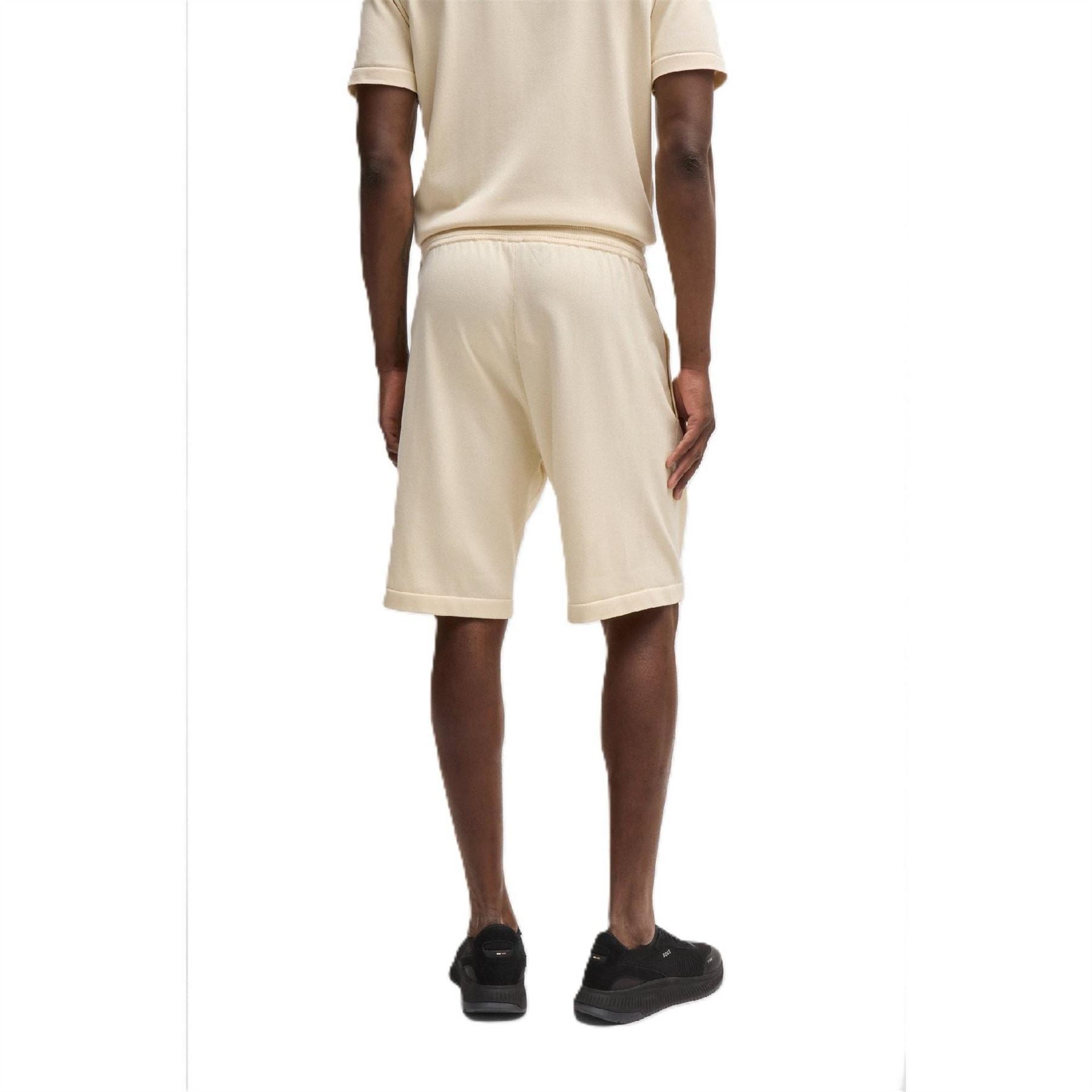 Boss Tolli Knitted Sweat Shorts with Elasticated Waistband