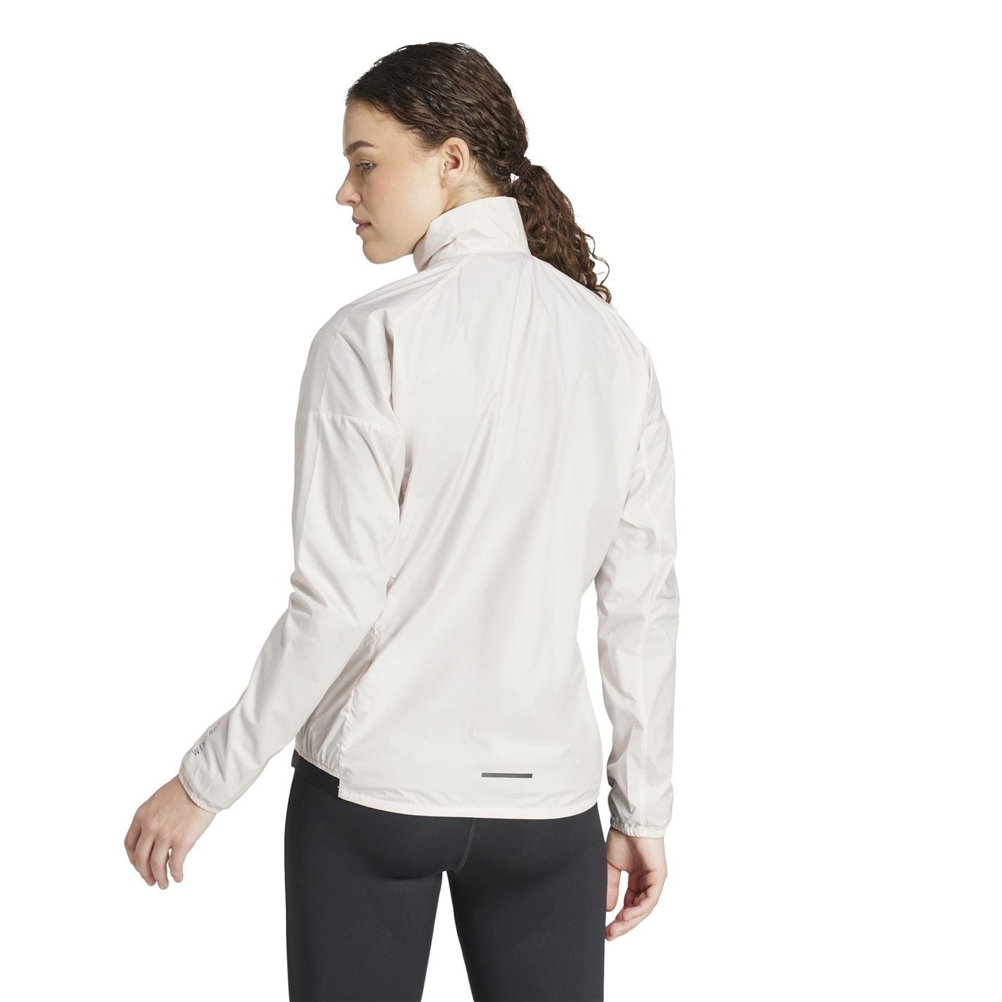 adidas Solid Patterned Windbreaker Jacket