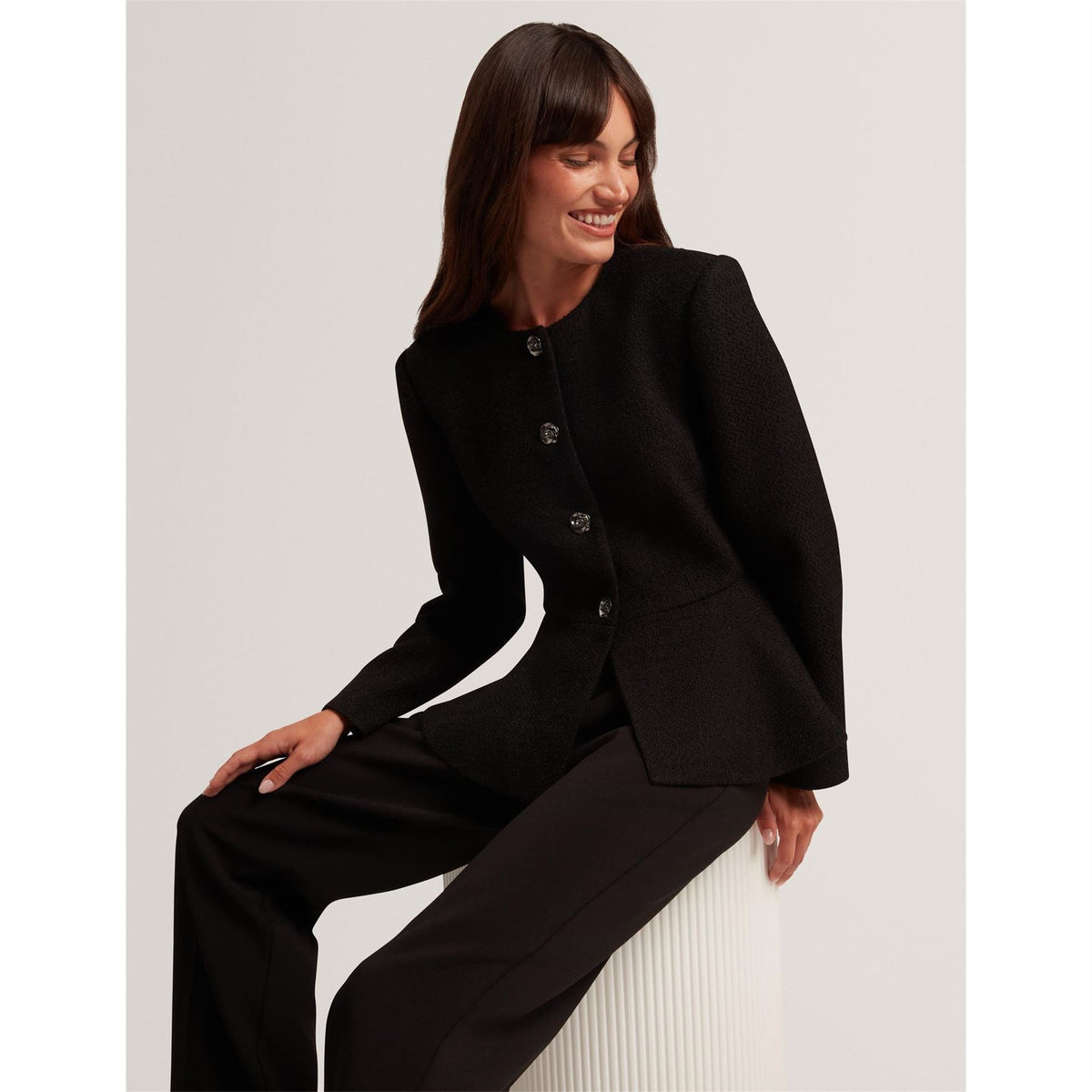 Ted Baker Peplum Jacket Ld64