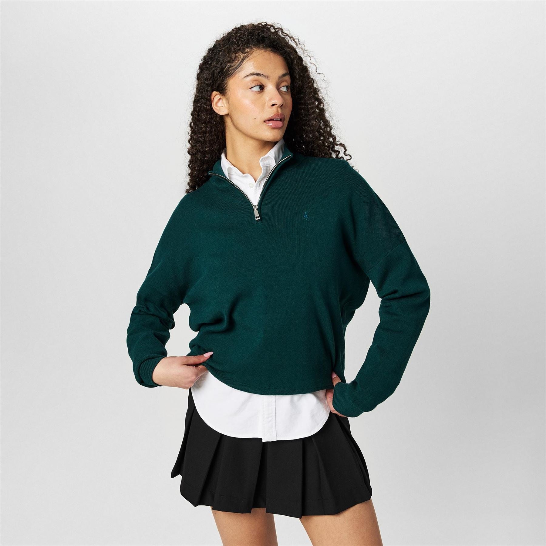 Jack Wills Mock Neck Regular Fit Sweater