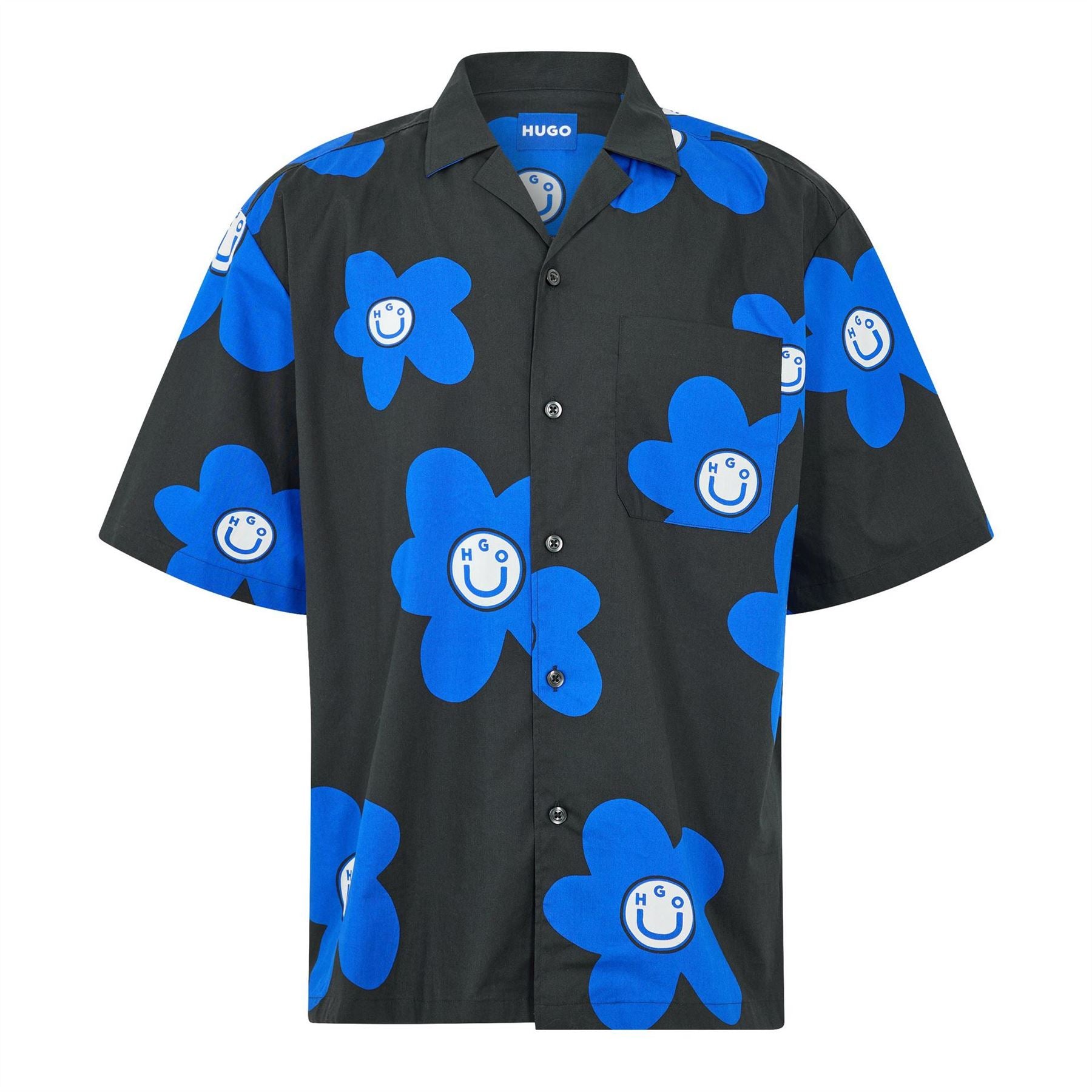 Hugo Eligino Long Sleeve Patterned Shirt