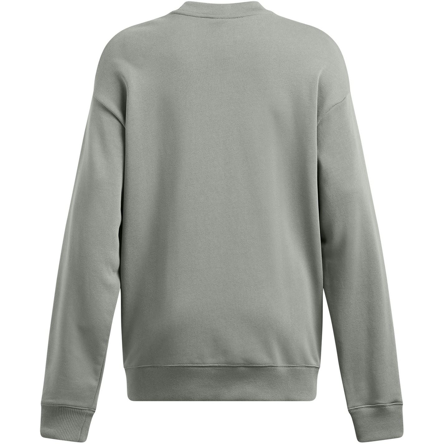 Under Armour Rock Lettering Relaxed Fit Drop Shoulder Long Sleeve Crew Neck Sweatshirt