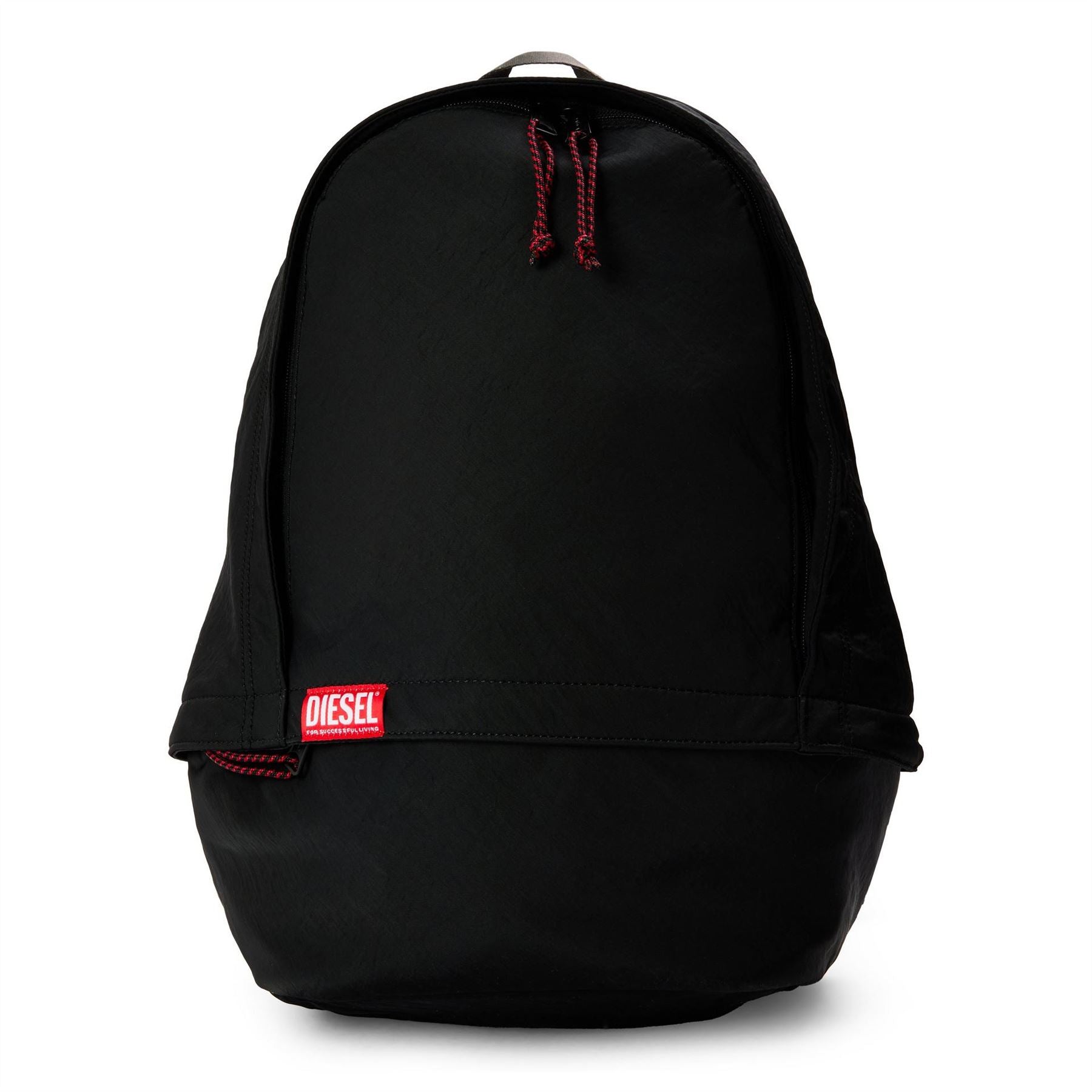 Diesel Solid Patterned Rave Backpack with Logo Patch