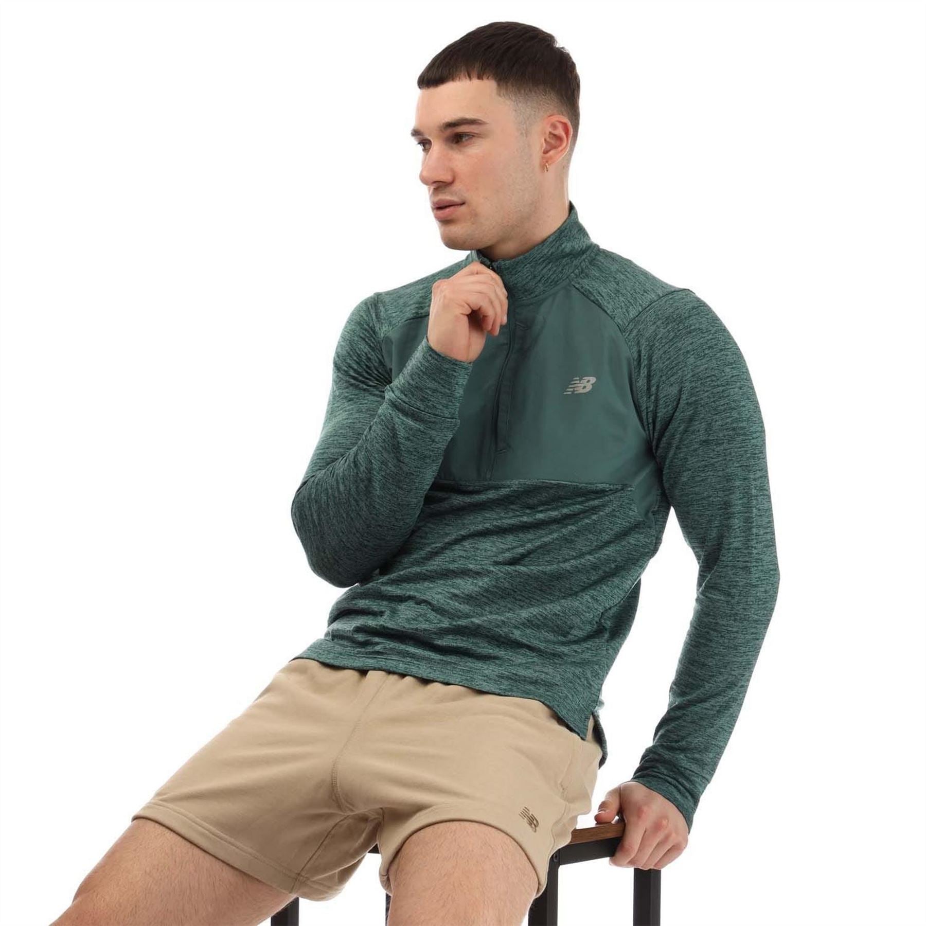 New Balance Heat Grid Half Zip Top