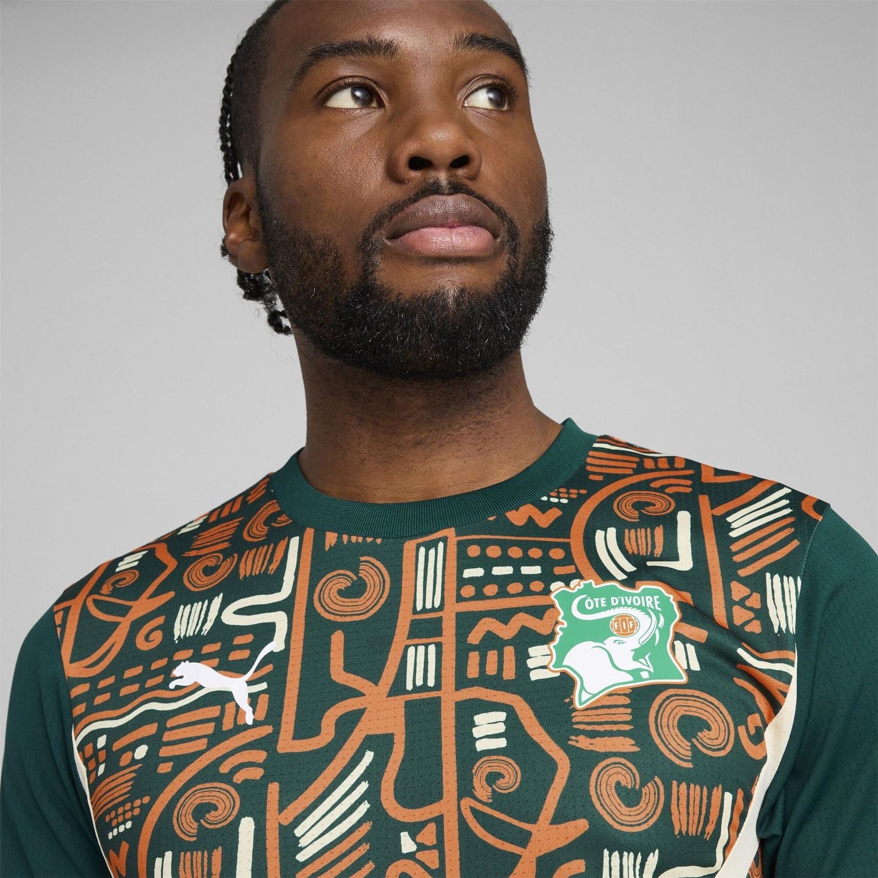 Puma Ivory Coast Pre Match Shirt 2025 Adults