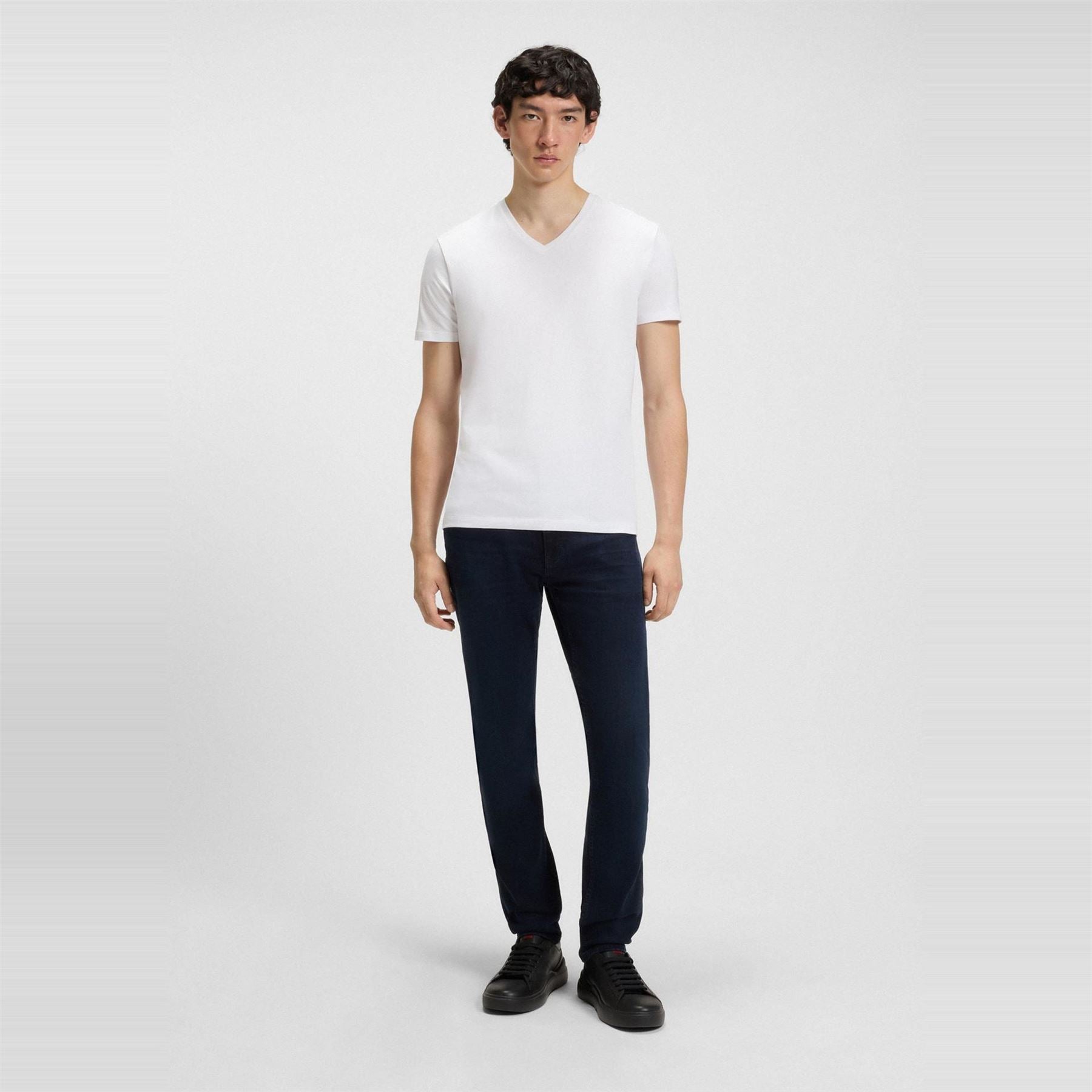 Hugo Short Sleeve V Neck T-Shirt
