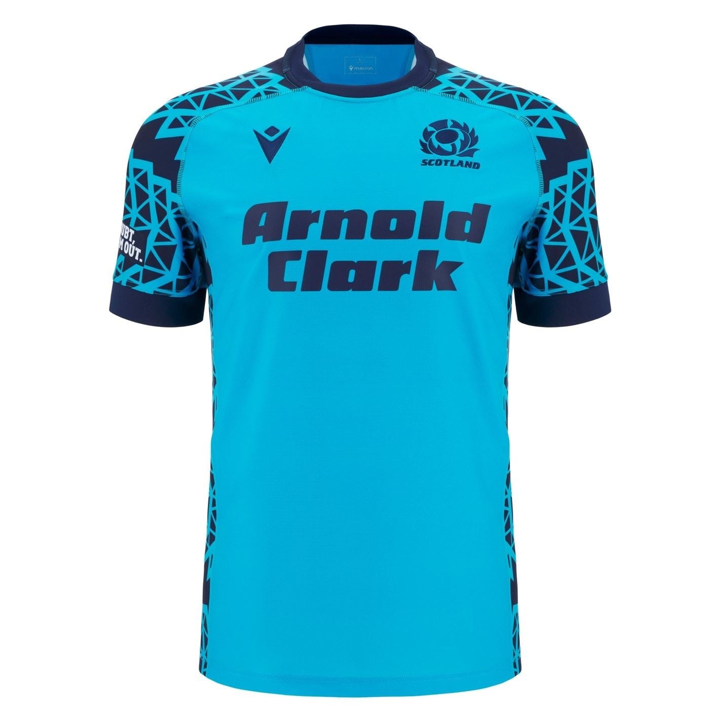 Macron Scotland Rugby Training Shirt 2025 Adults