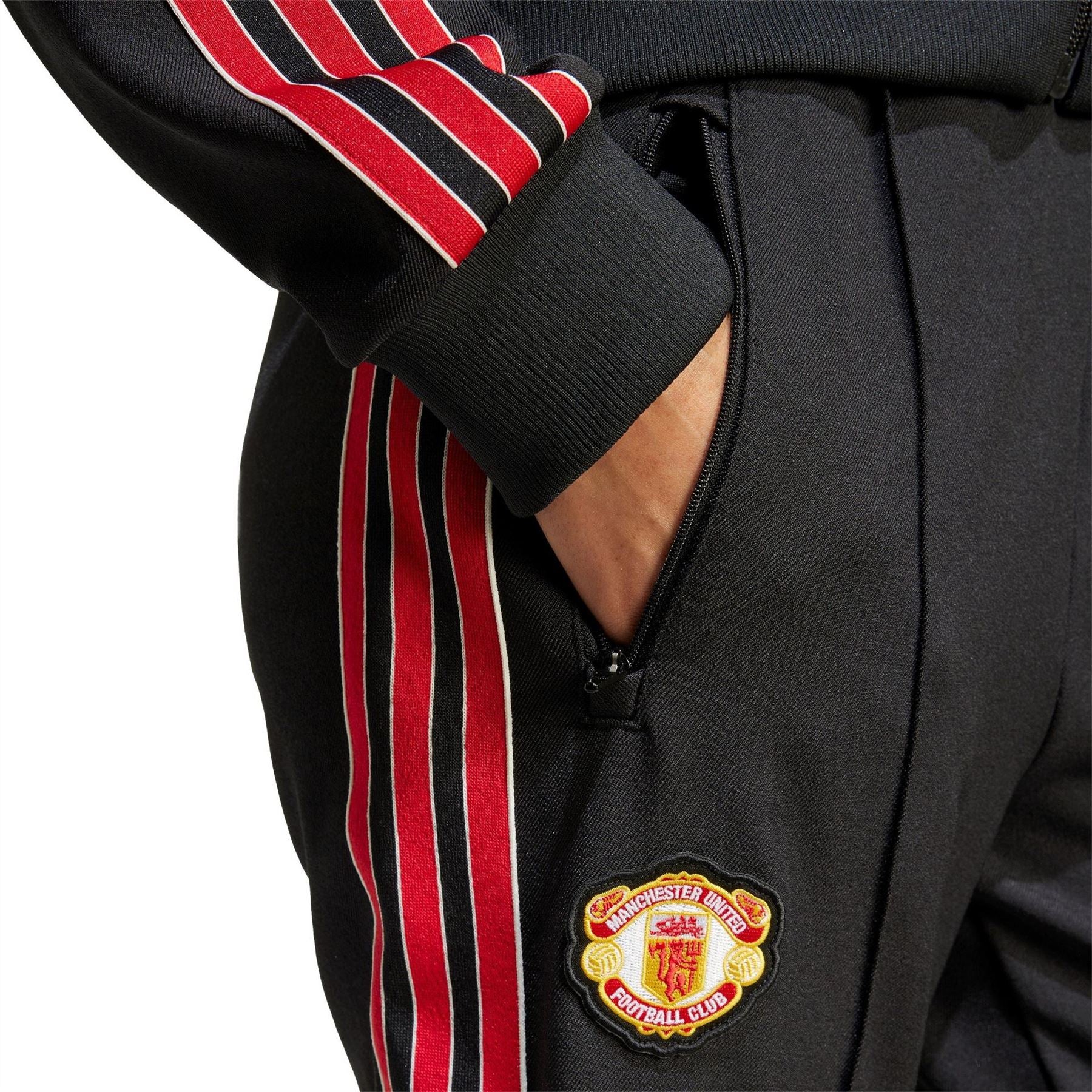 adidas Manchester United Icon Licensed Tracksuit Bottoms