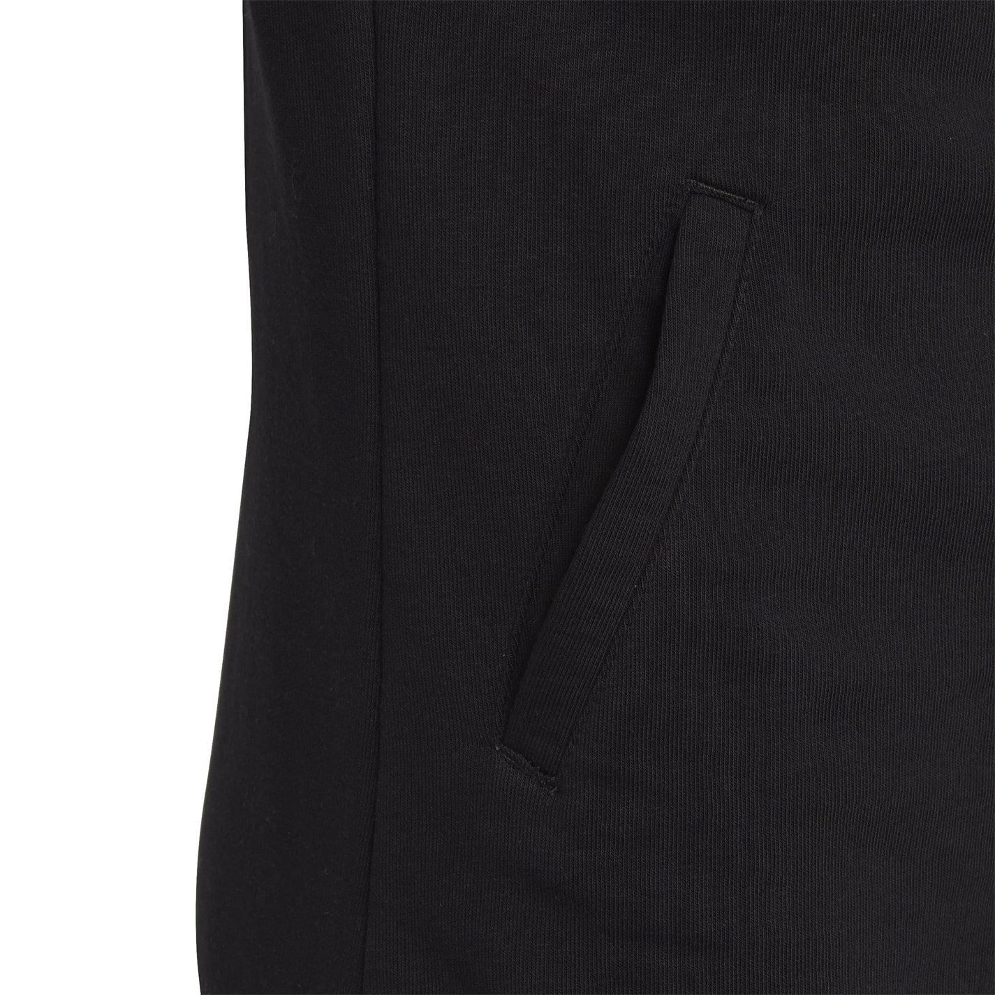 adidas Essentials Girls 3 Stripes Zip Track Top Hoodie