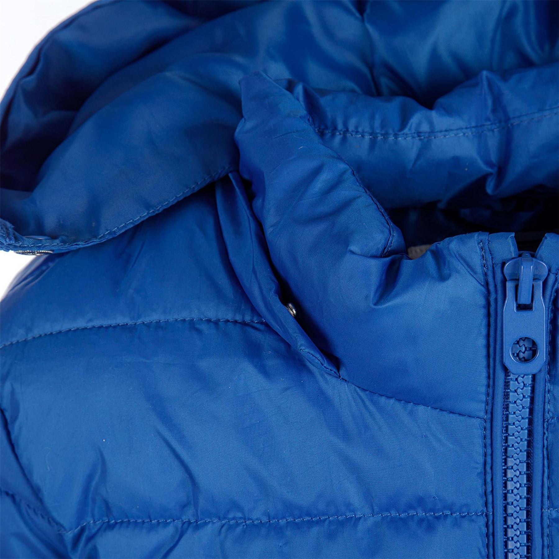 Minoti Boys Padded Jacket Detachable Hood Cobalt Blue
