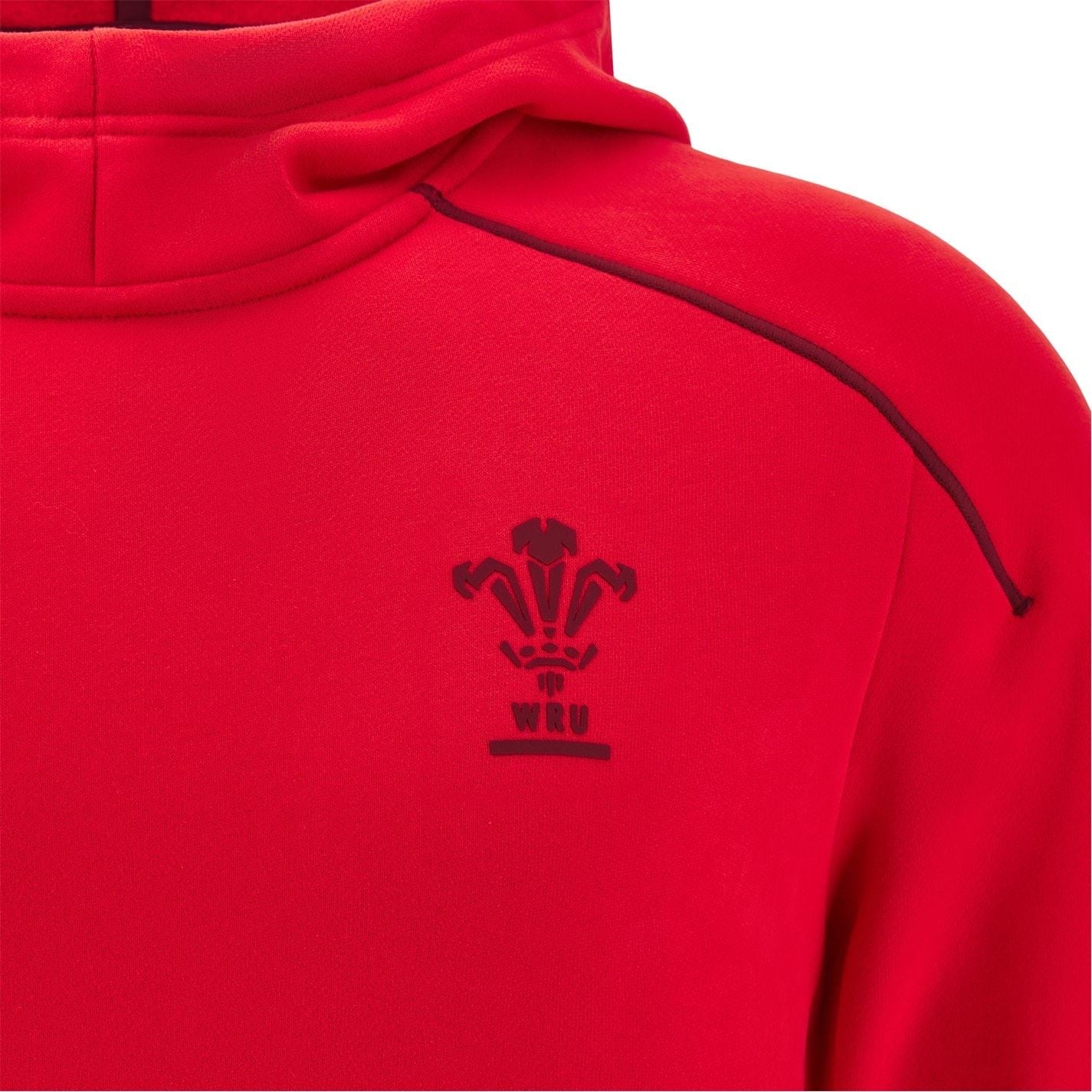 Macron Wales Rugby Travel Hoodie 2025 Juniors