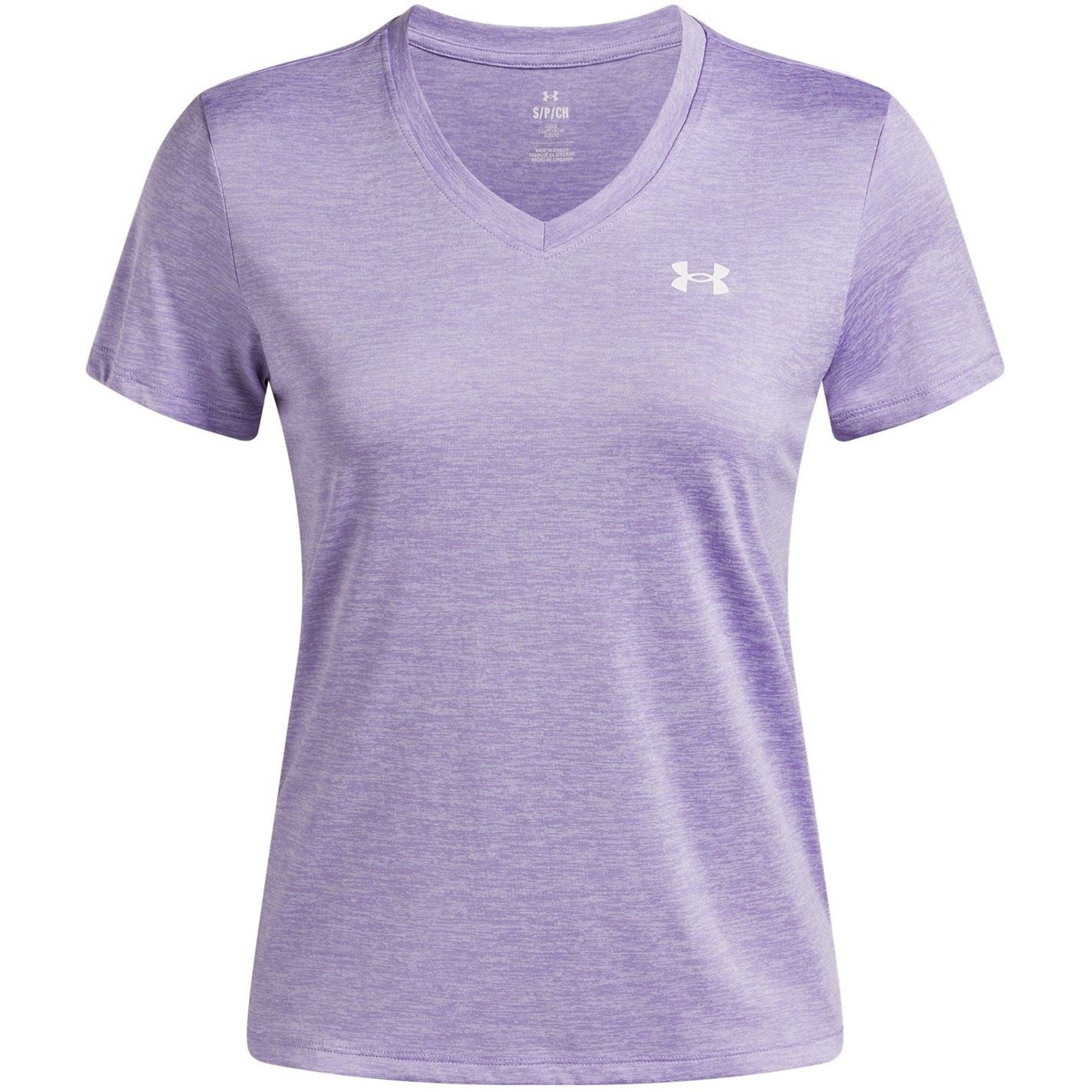 Under Armour Womens Armour Tech™ Twist V Neck Short Sleeve