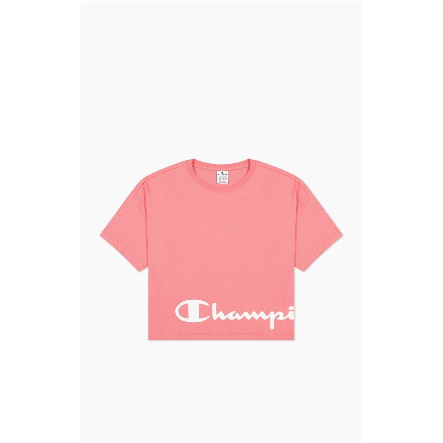 Champion Crew Neck Cropped Regular Fit T-Shirt